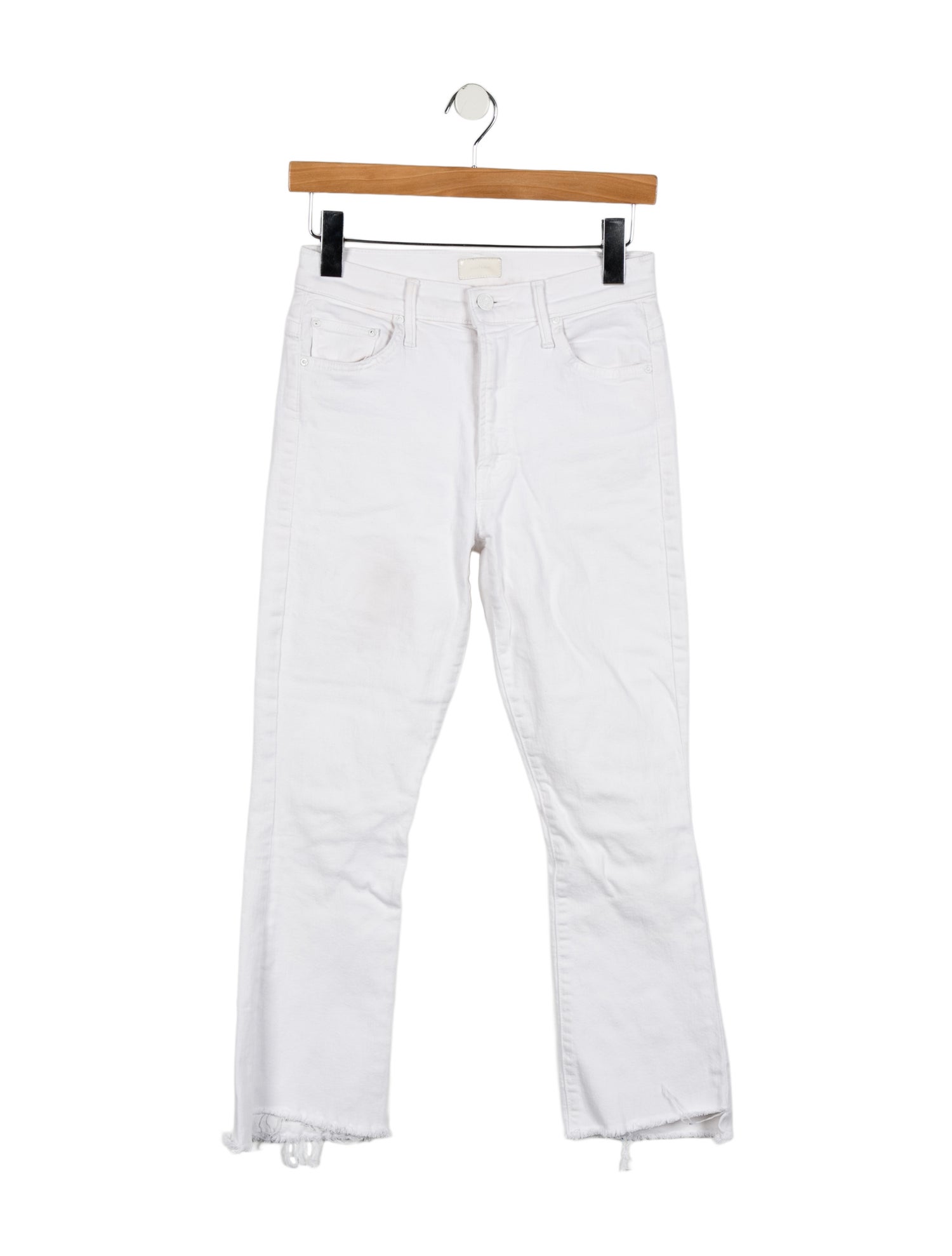 Mother Mid-Rise Straight Leg Jeans