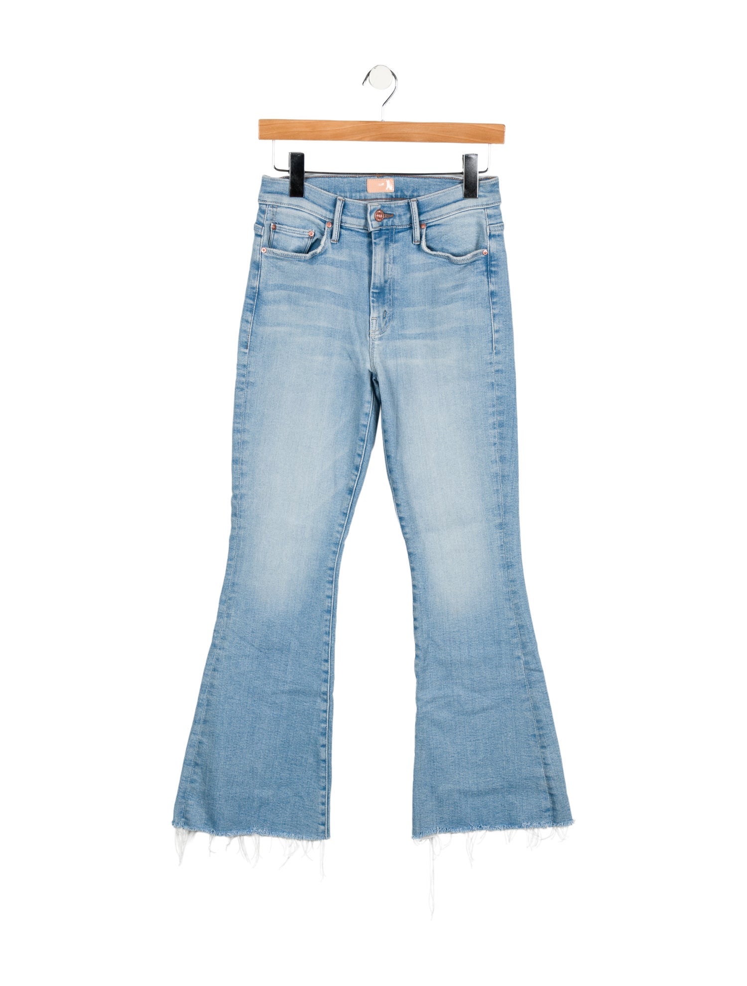 Mother Mid-Rise Wide Leg Jeans