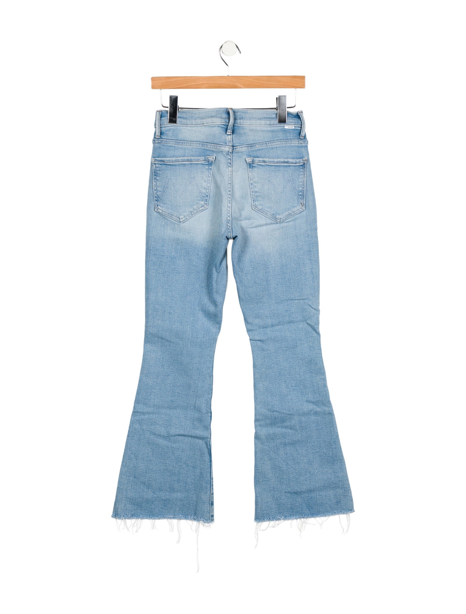 Mother Mid-Rise Wide Leg Jeans