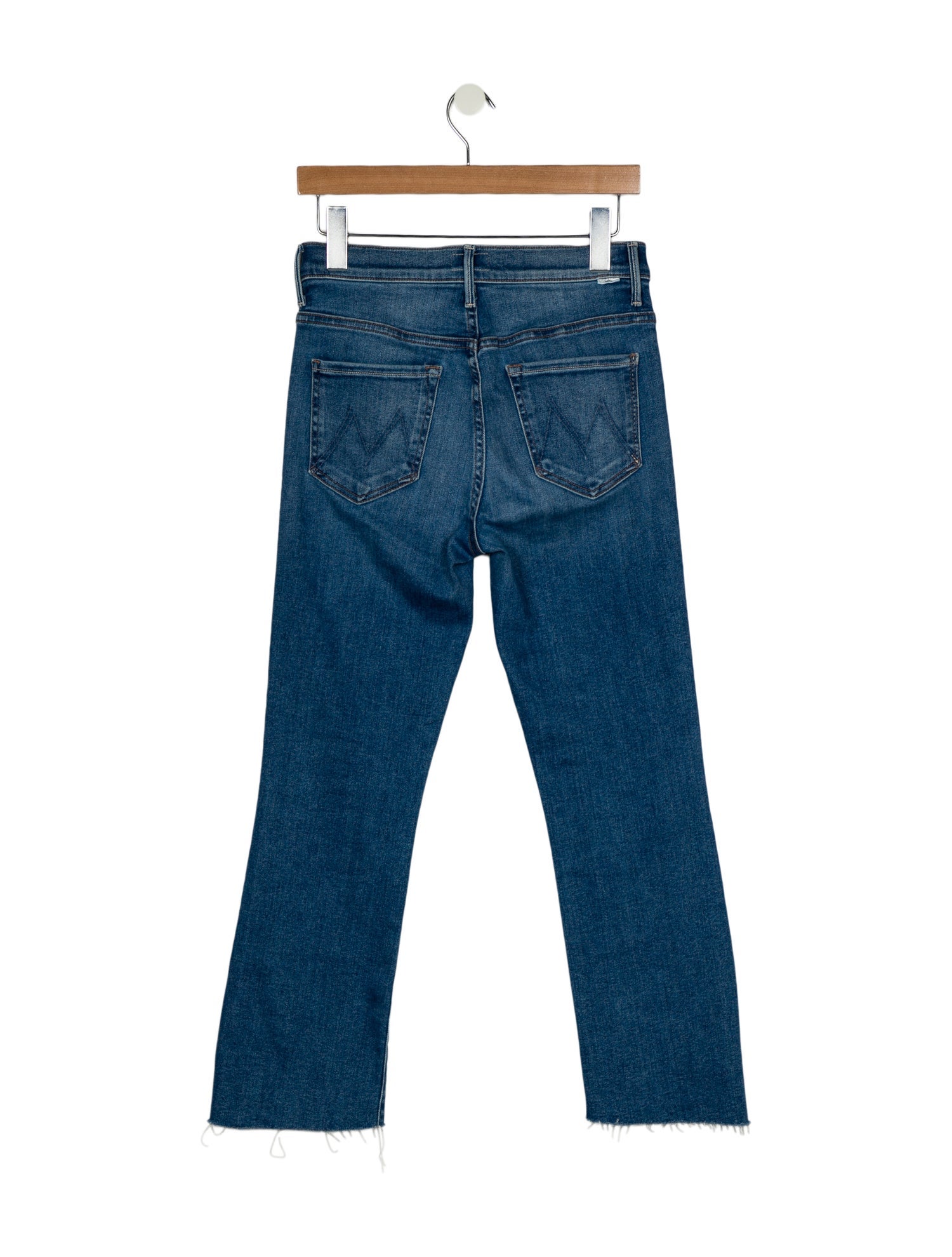 Mother Mid-Rise Straight Leg Jeans