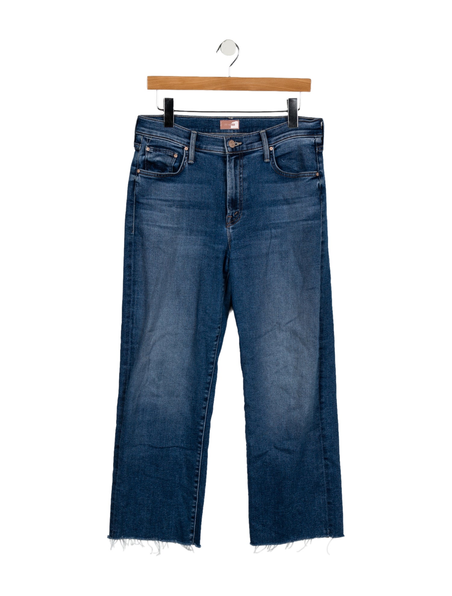 Mother Mid-Rise Straight Leg Jeans