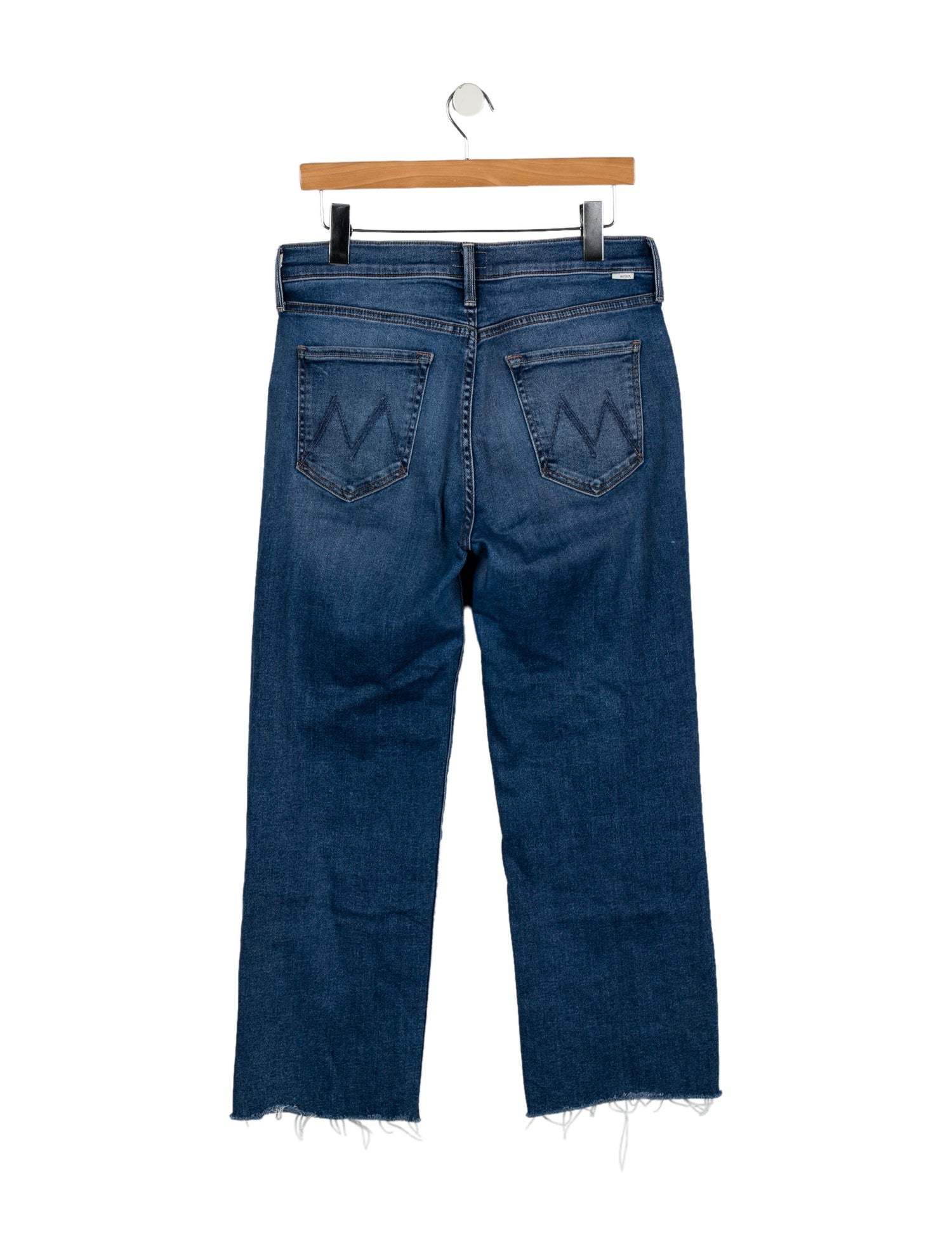 Mother Mid-Rise Straight Leg Jeans