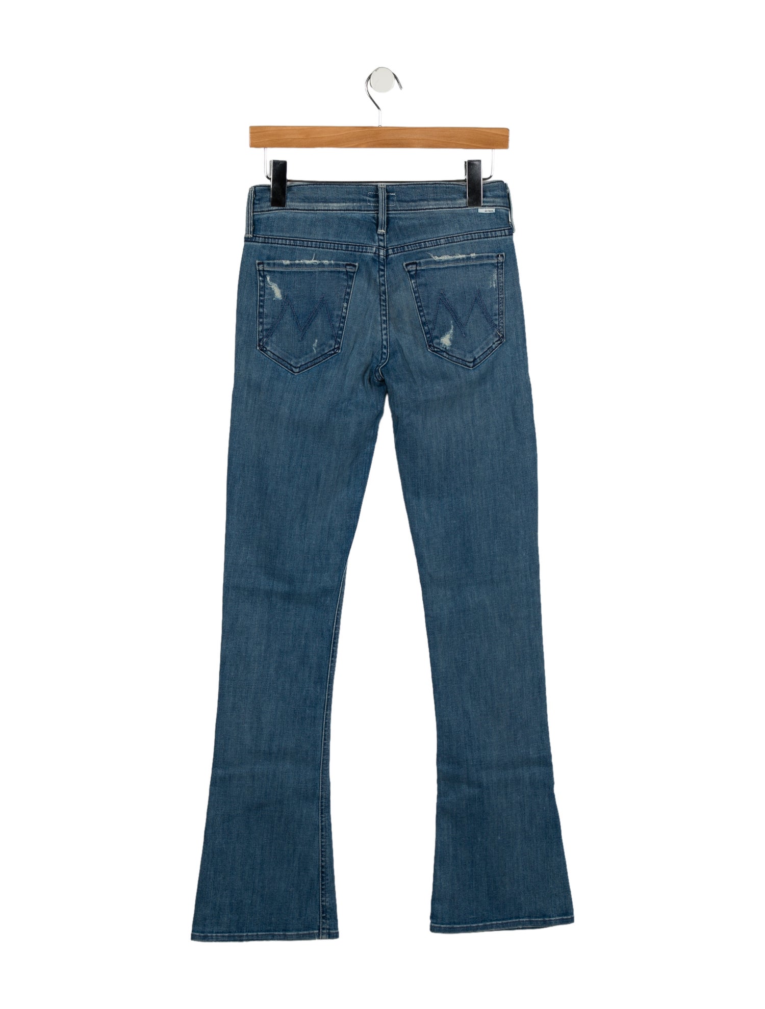 Mother Low-Rise Straight Leg Jeans