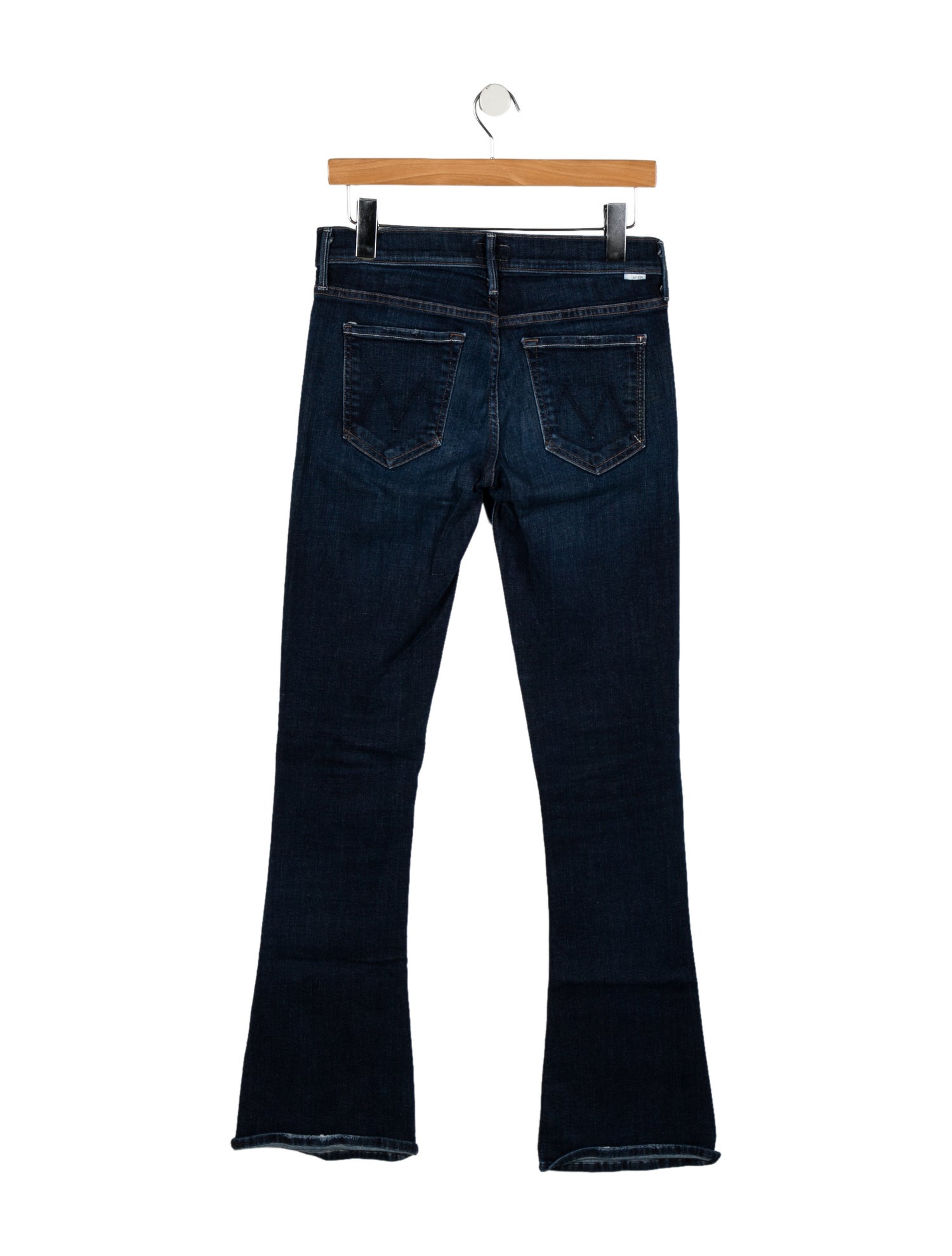 Mother Mid-Rise Straight Leg Jeans