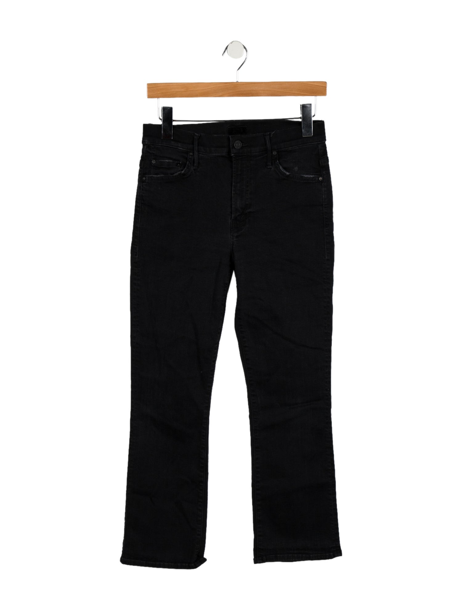 Mother Mid-Rise Straight Leg Jeans