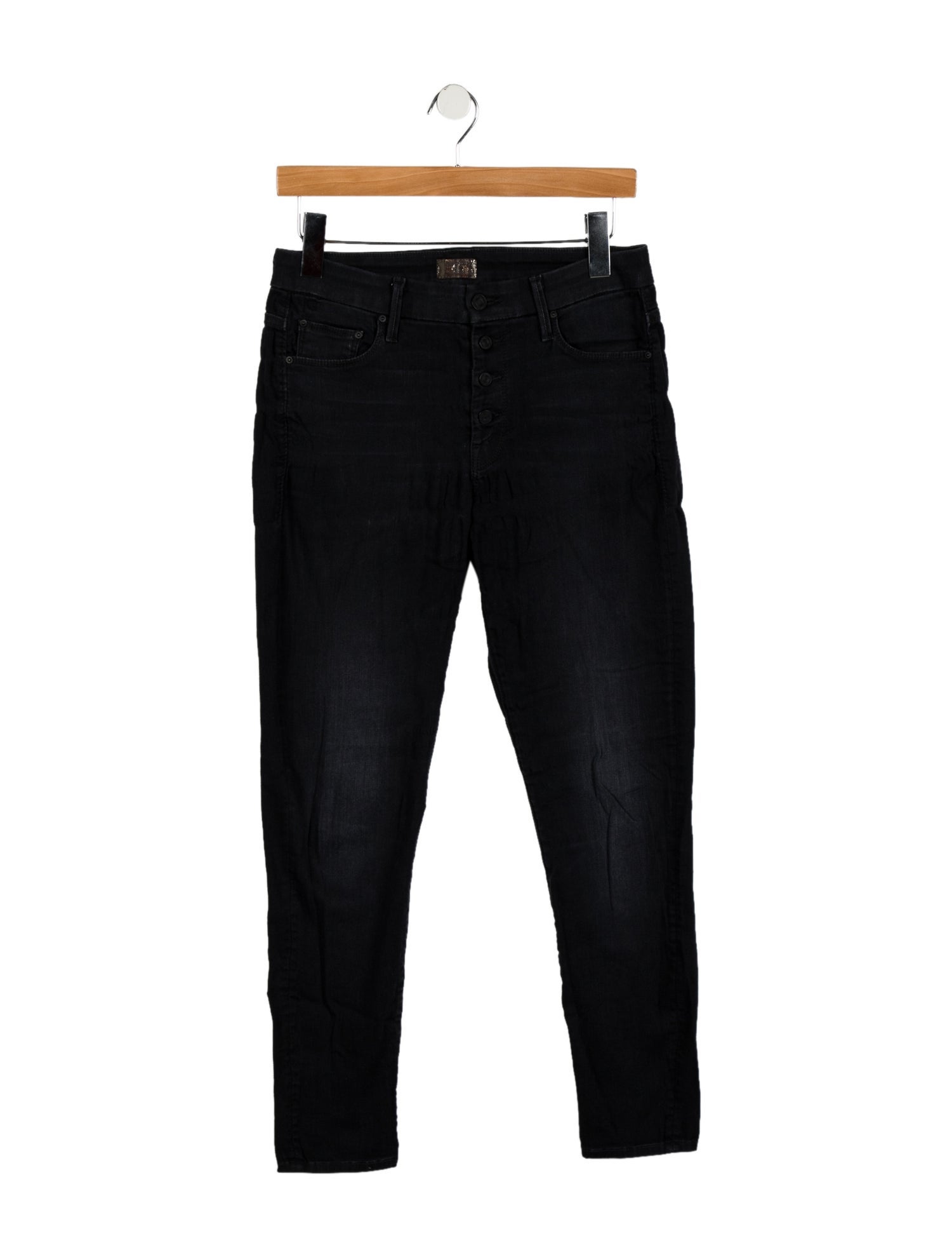 Mother Mid-Rise Skinny Leg Jeans
