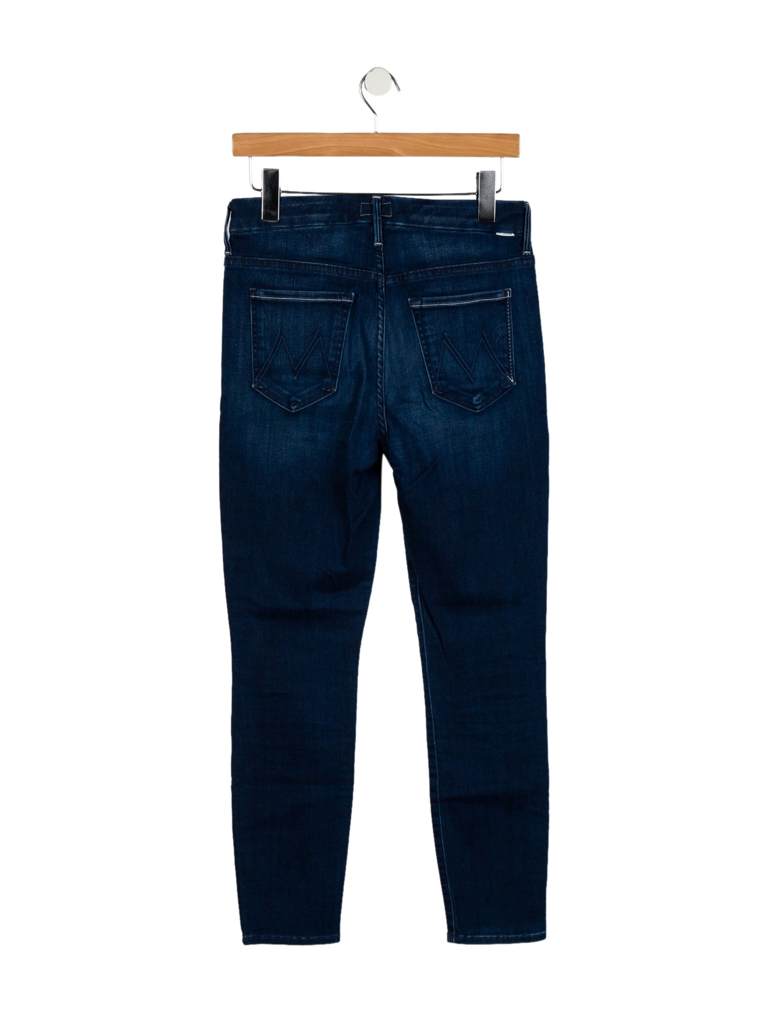 Mother Mid-Rise Skinny Leg Jeans