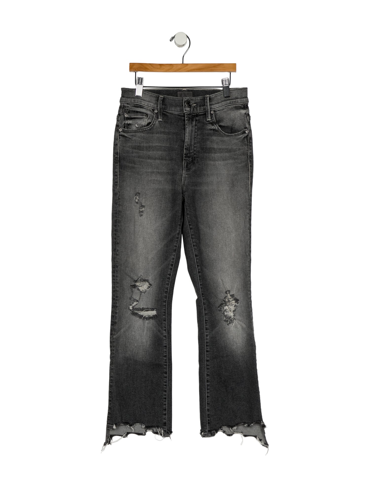 Mother Mid-Rise Straight Leg Jeans