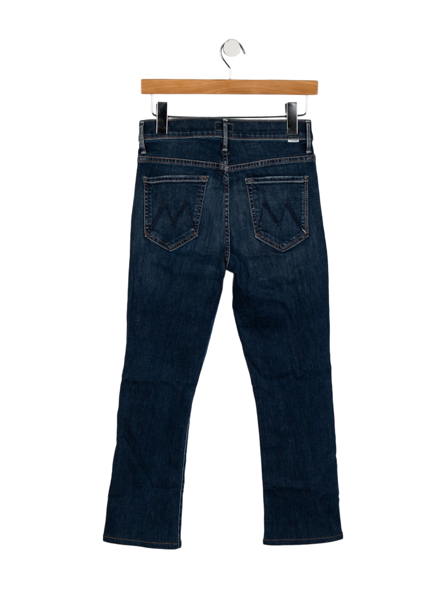 Mother Mid-Rise Straight Leg Jeans