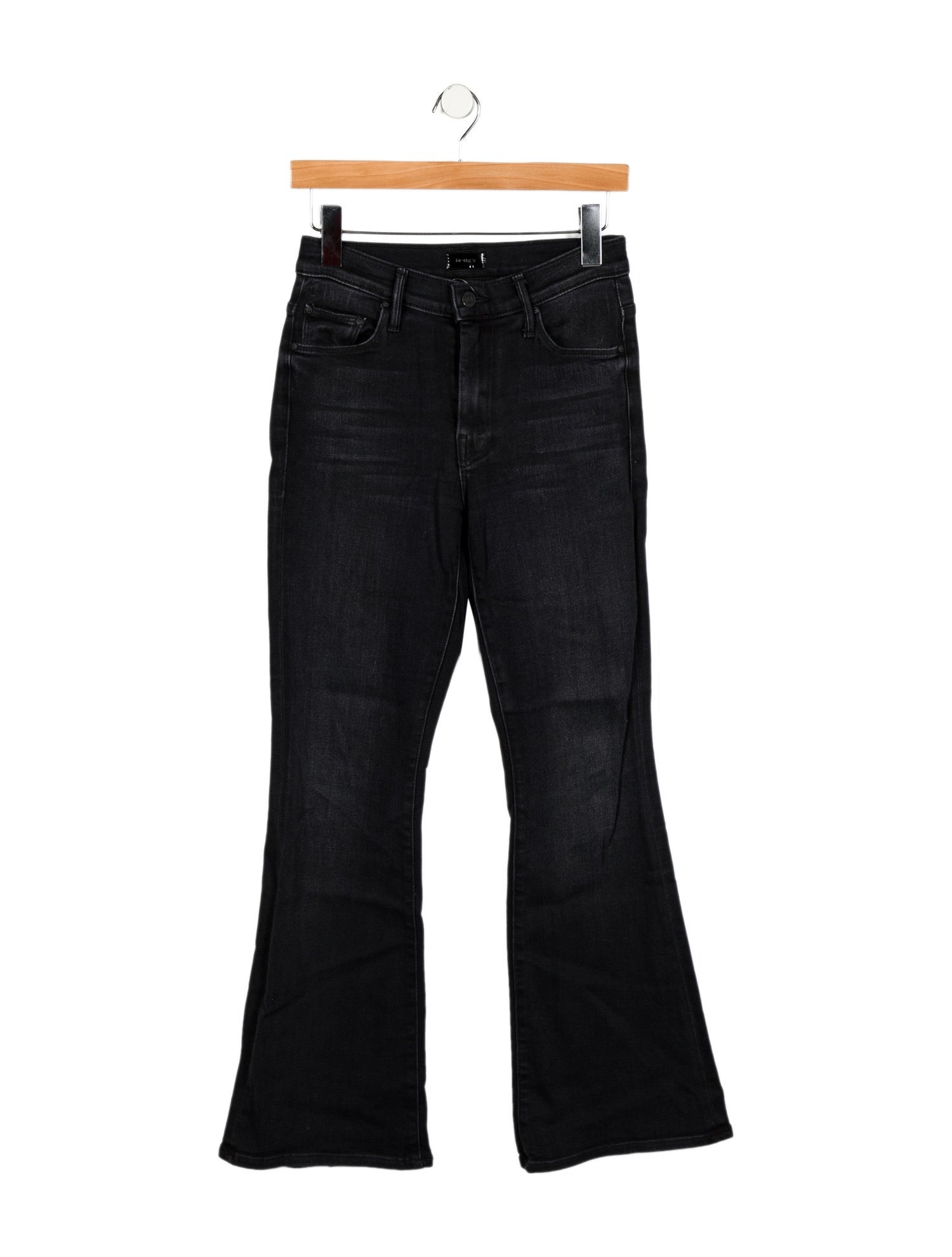 Mother Mid-Rise Wide Leg Jeans