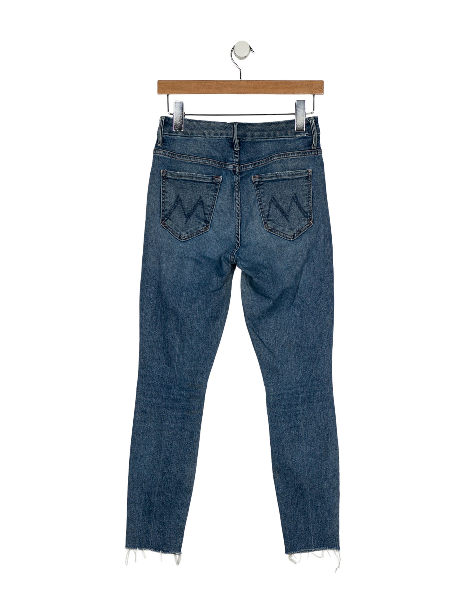 Mother Mid-Rise Skinny Leg Jeans