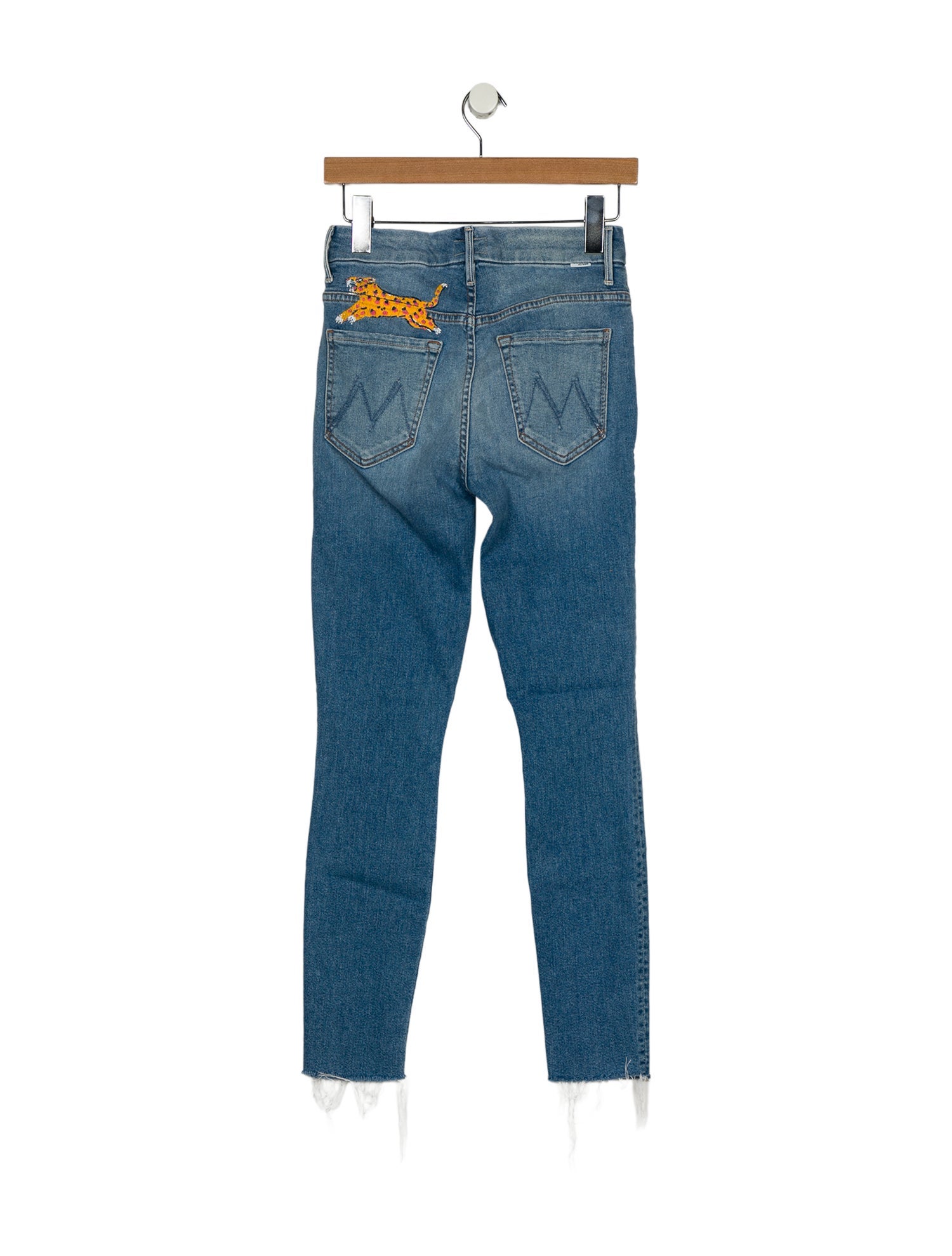 Mother Mid-Rise Skinny Leg Jeans