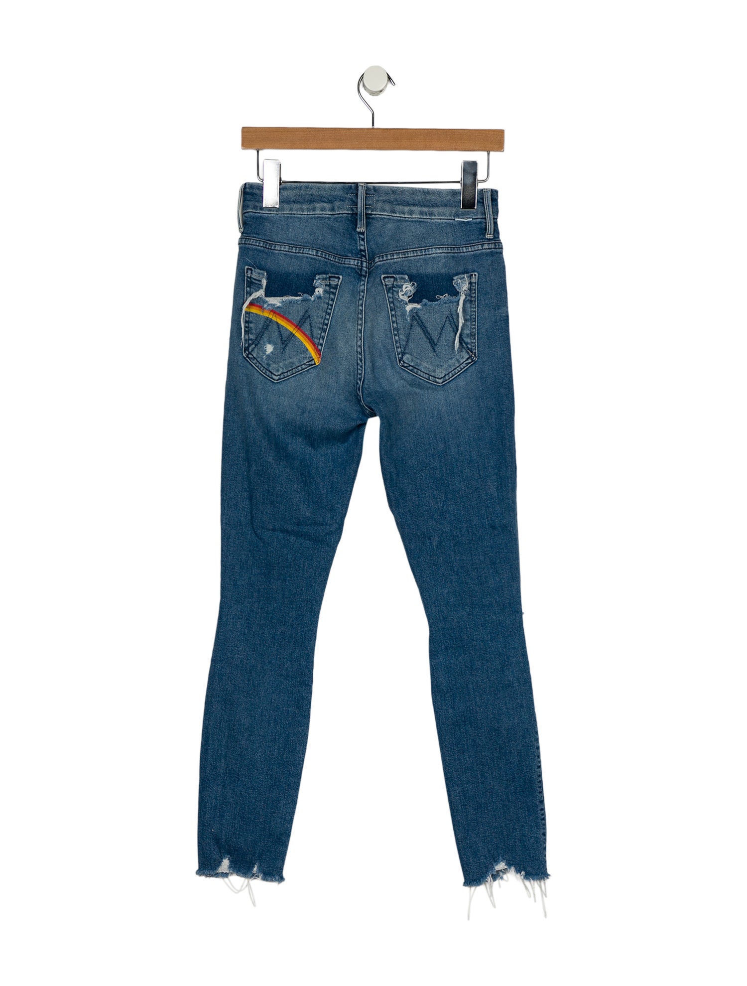 Mother Mid-Rise Skinny Leg Jeans