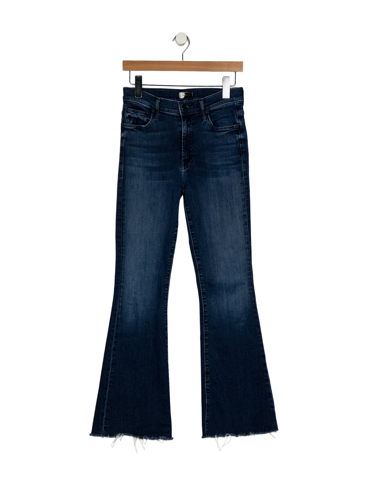 Mother Mid-Rise Wide Leg Jeans