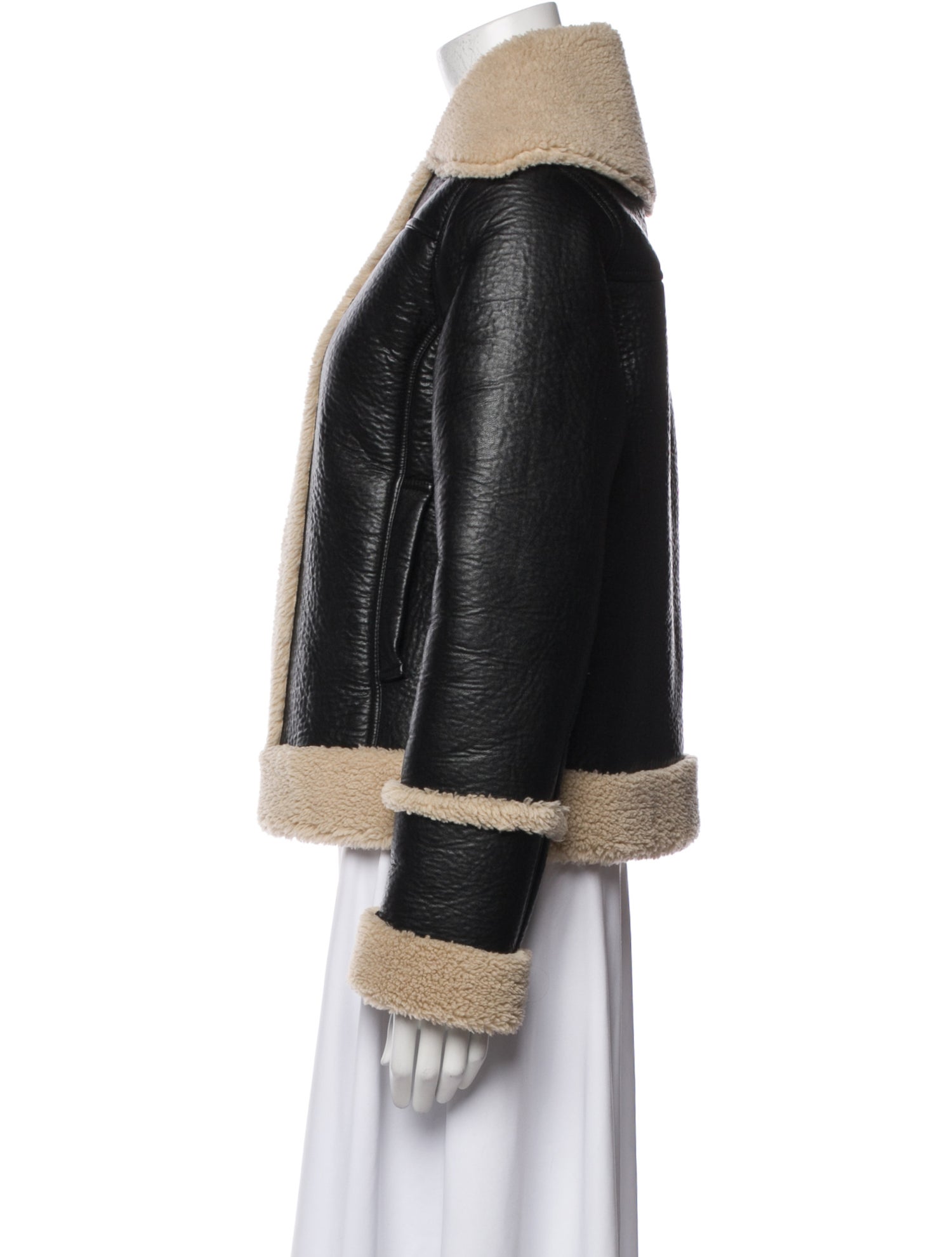 Mother Faux Leather Jacket