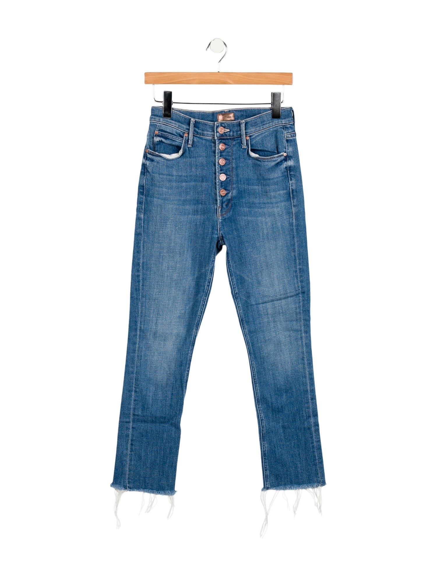 Mother High-Rise Straight Leg Jeans