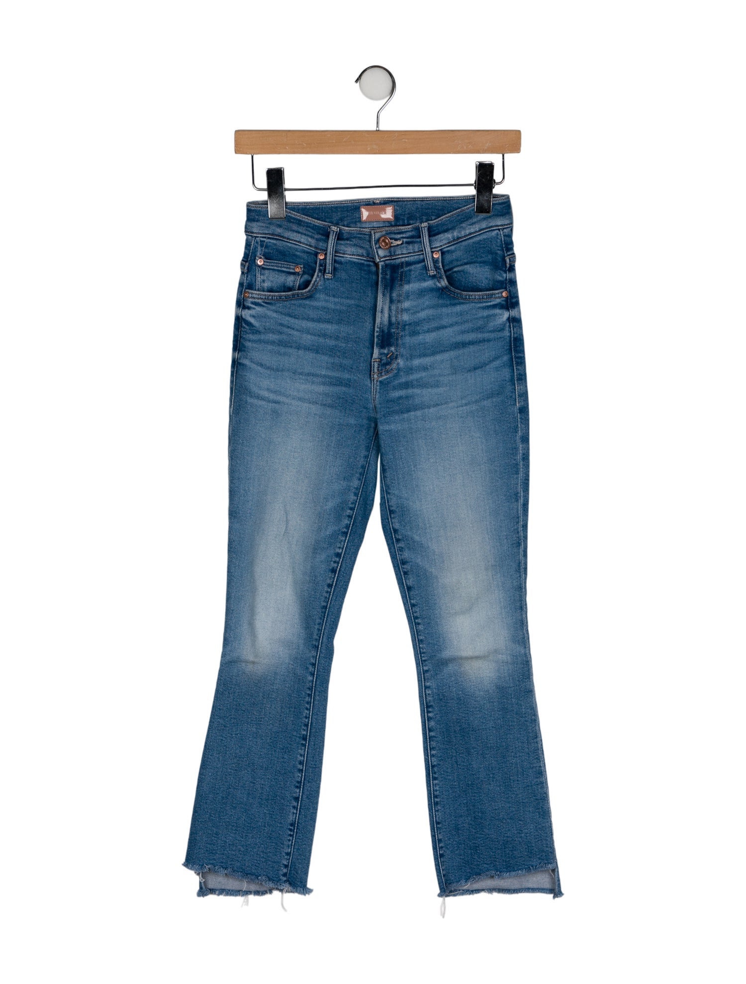 Mother Mid-Rise Straight Leg Jeans