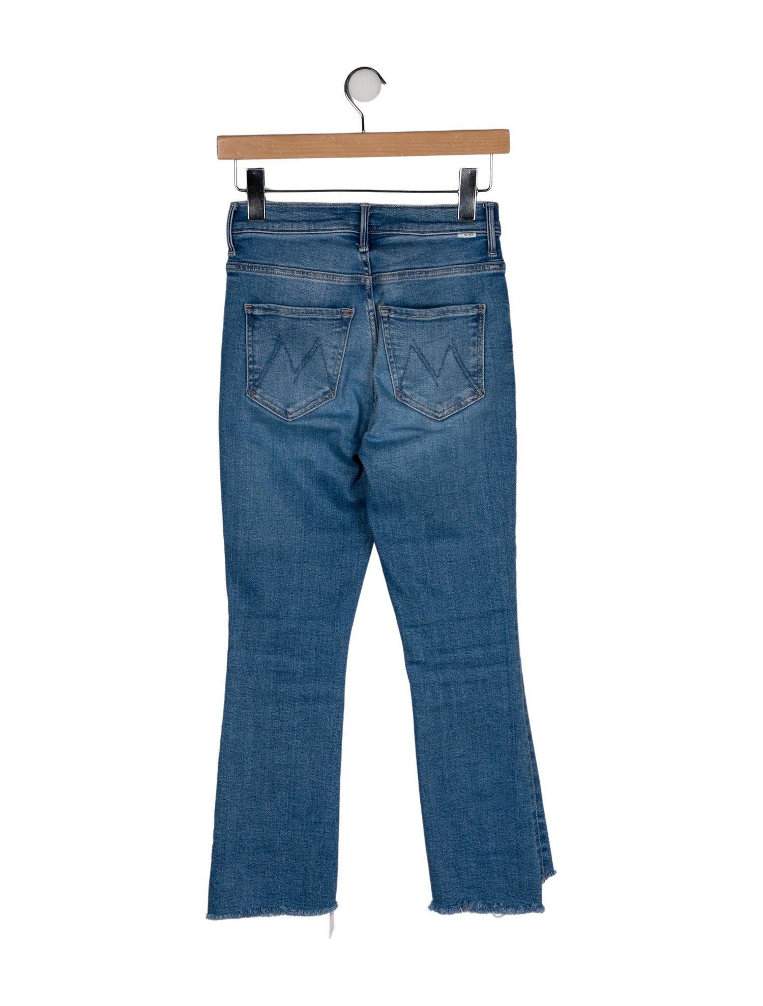Mother Mid-Rise Straight Leg Jeans