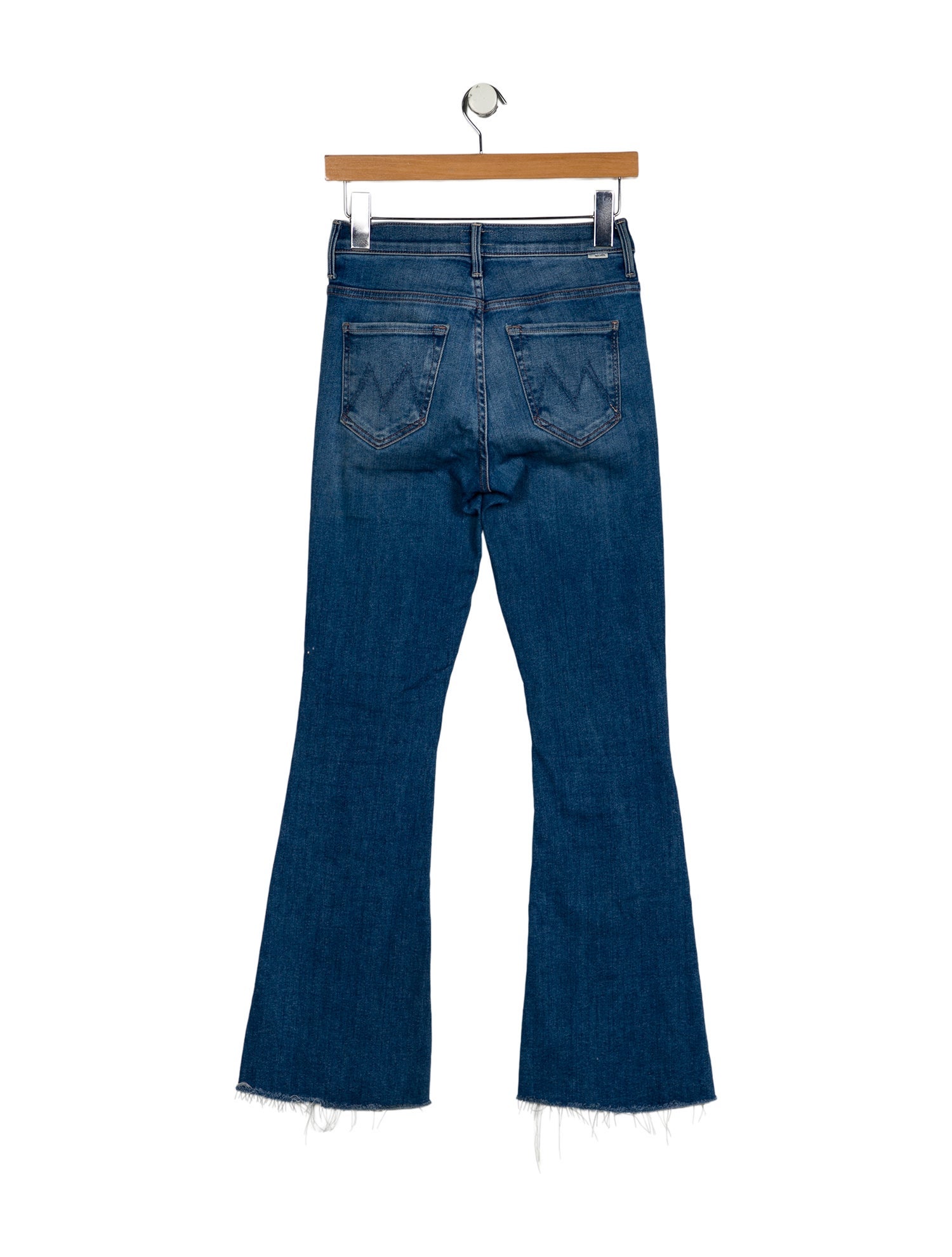 Mother Mid-Rise Wide Leg Jeans