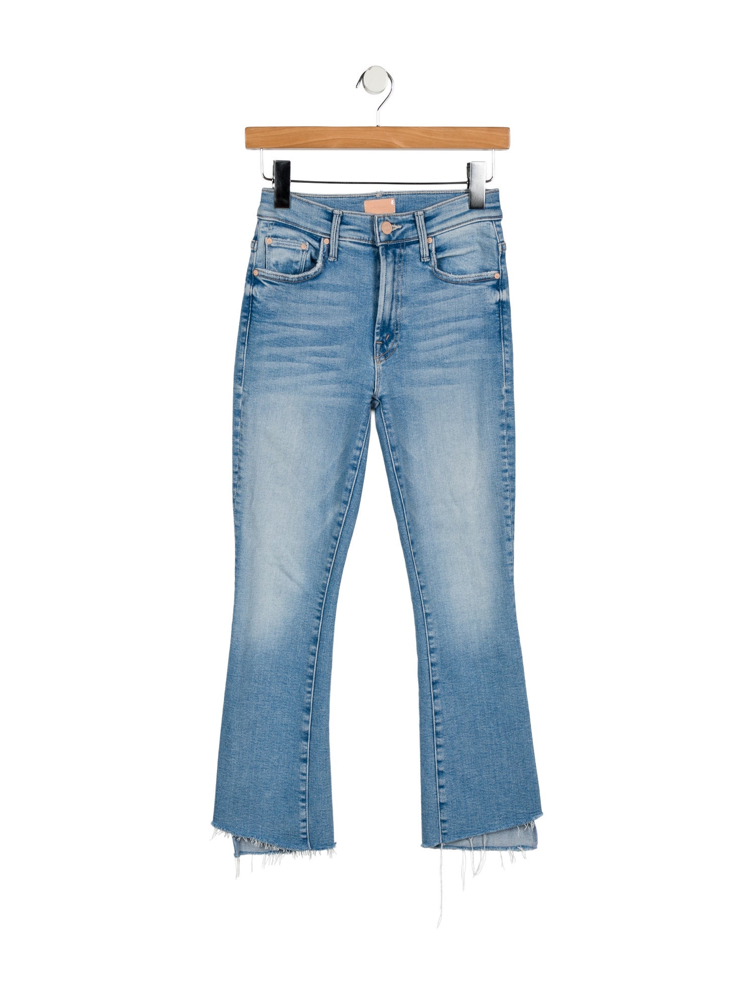 Mother Mid-Rise Straight Leg Jeans