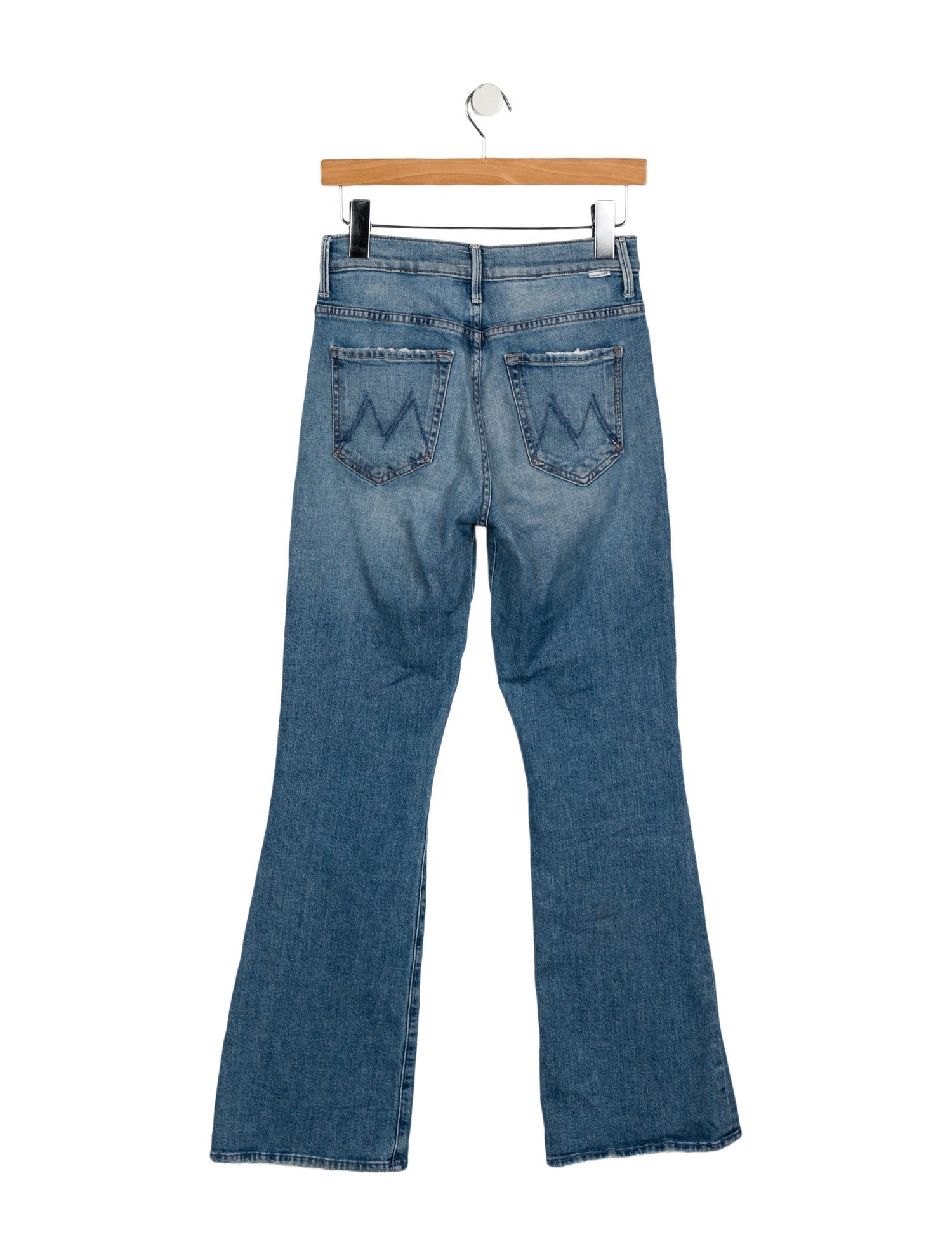 Mother Mid-Rise Wide Leg Jeans