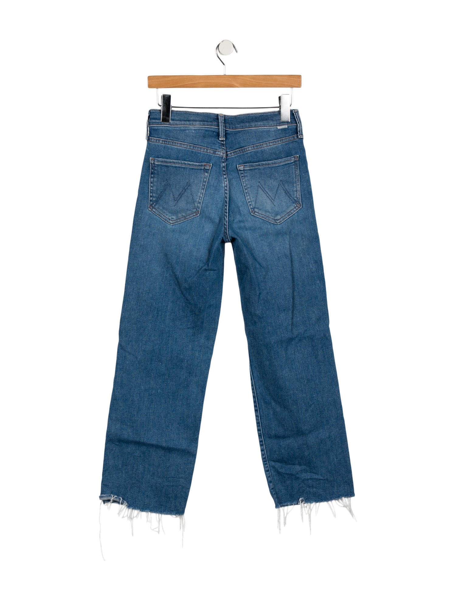 Mother Mid-Rise Wide Leg Jeans