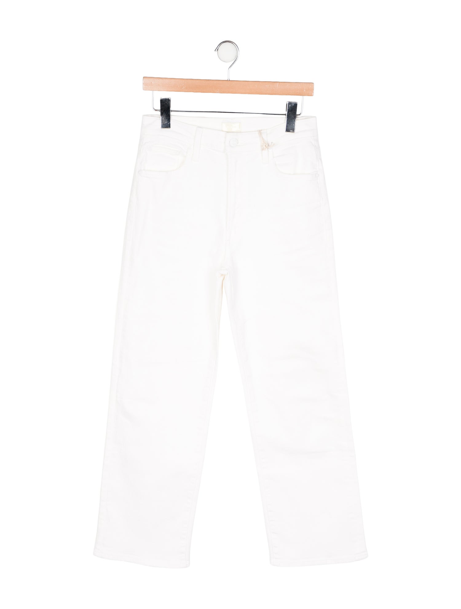 Mother Mid-Rise Straight Leg Jeans