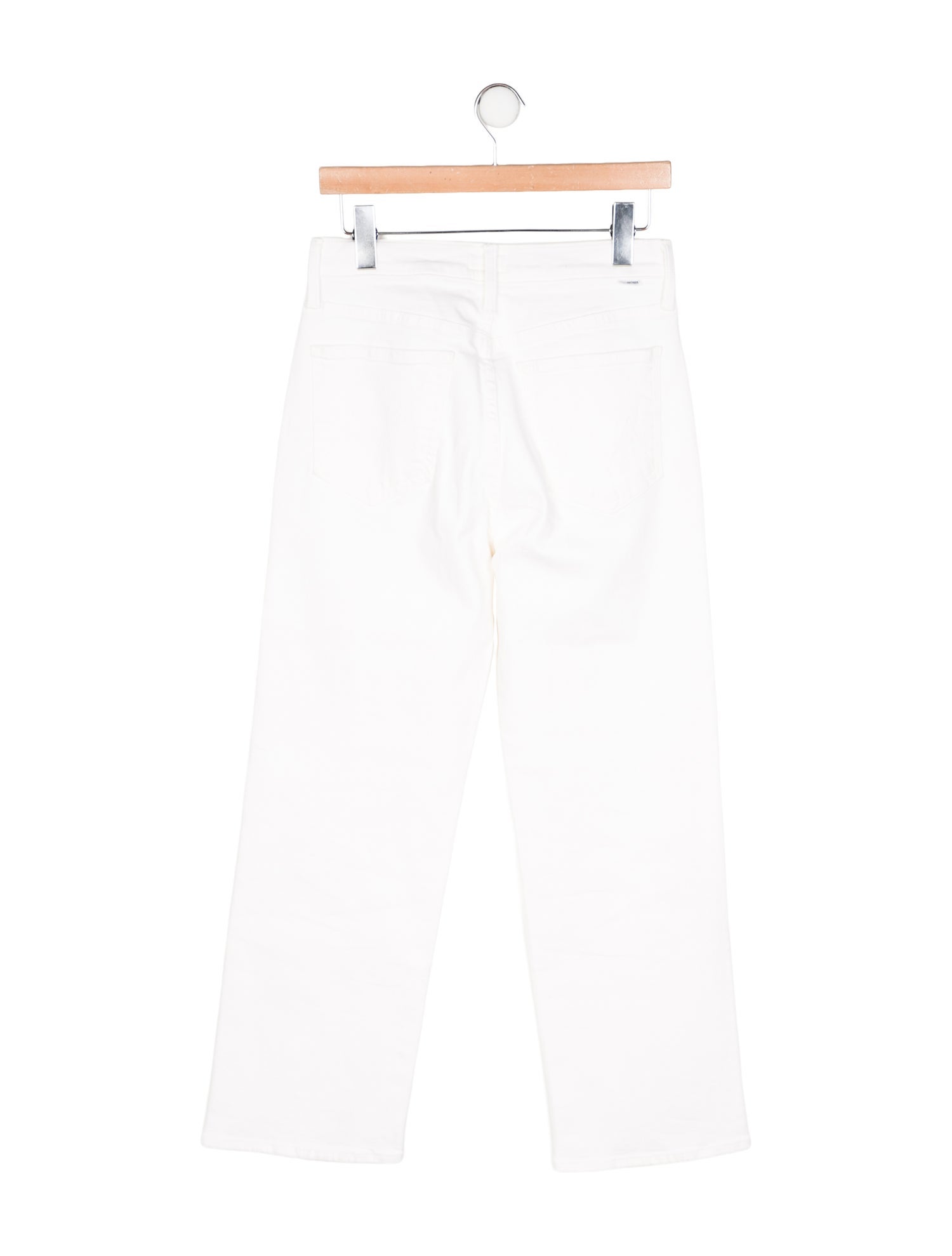 Mother Mid-Rise Straight Leg Jeans