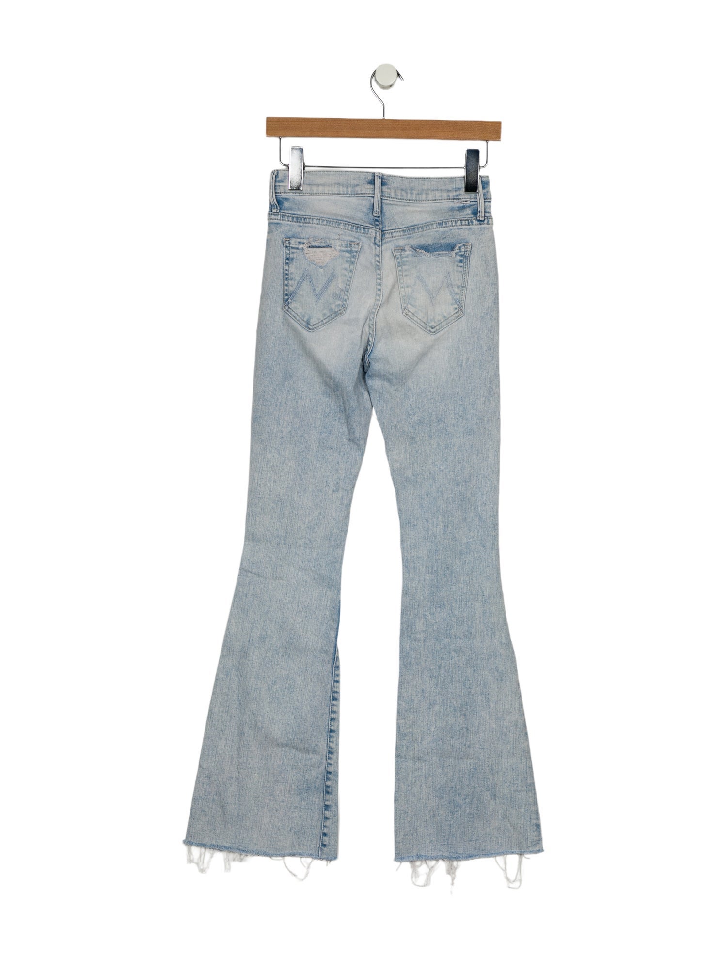 Mother Mid-Rise Wide Leg Jeans
