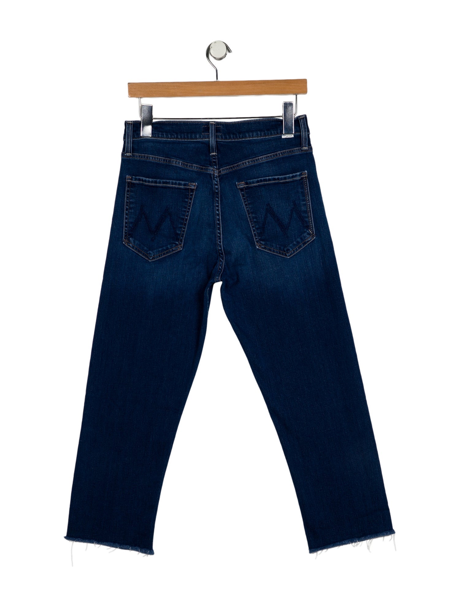 Mother Mid-Rise Straight Leg Jeans
