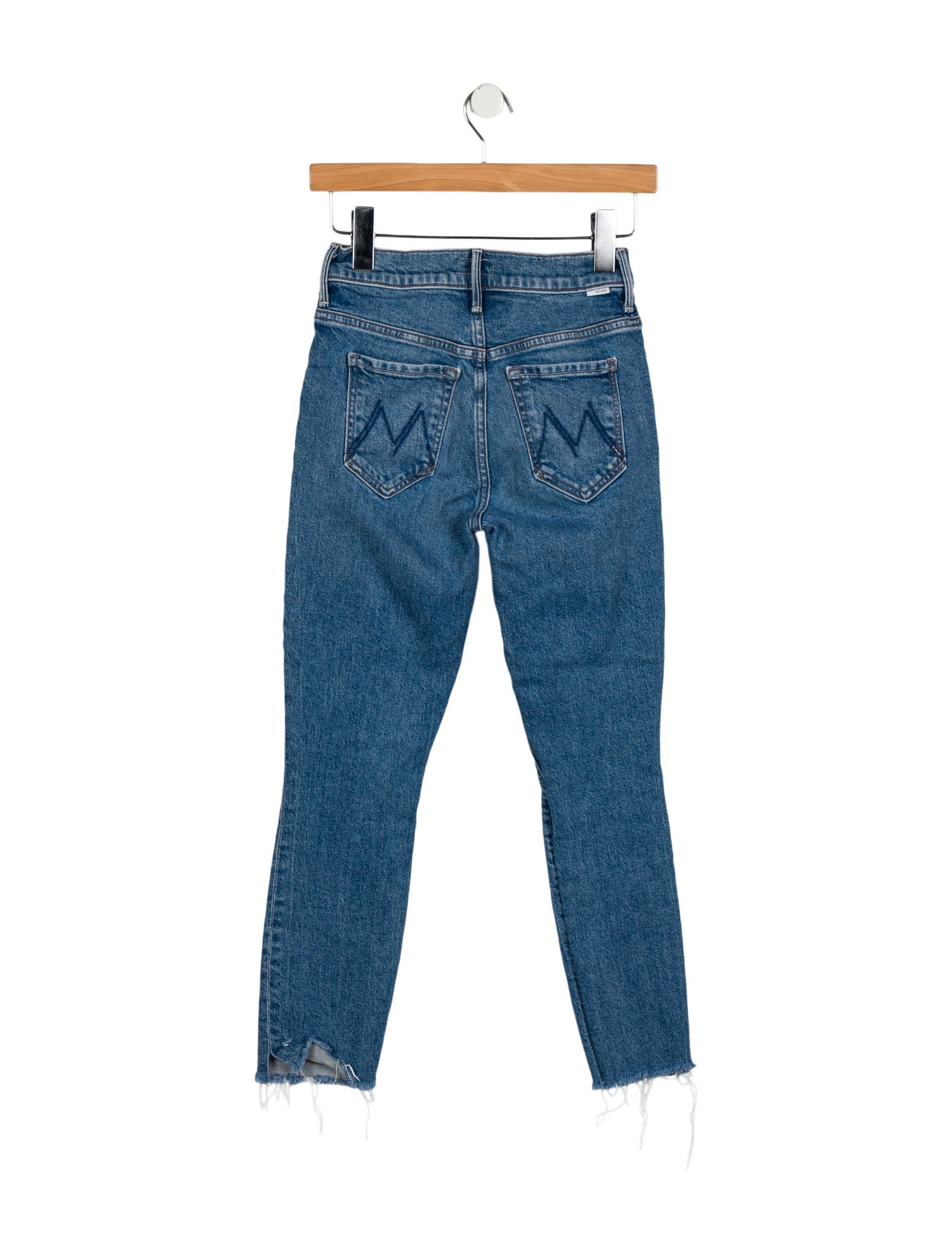 Mother Mid-Rise Skinny Leg Jeans