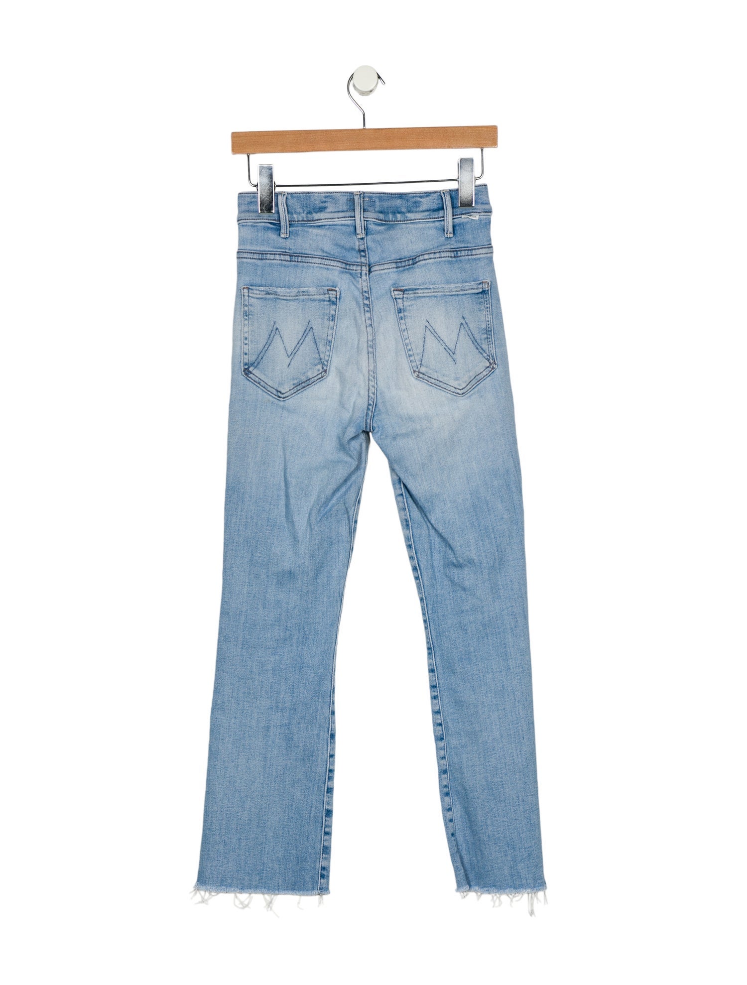 Mother Mid-Rise Straight Leg Jeans