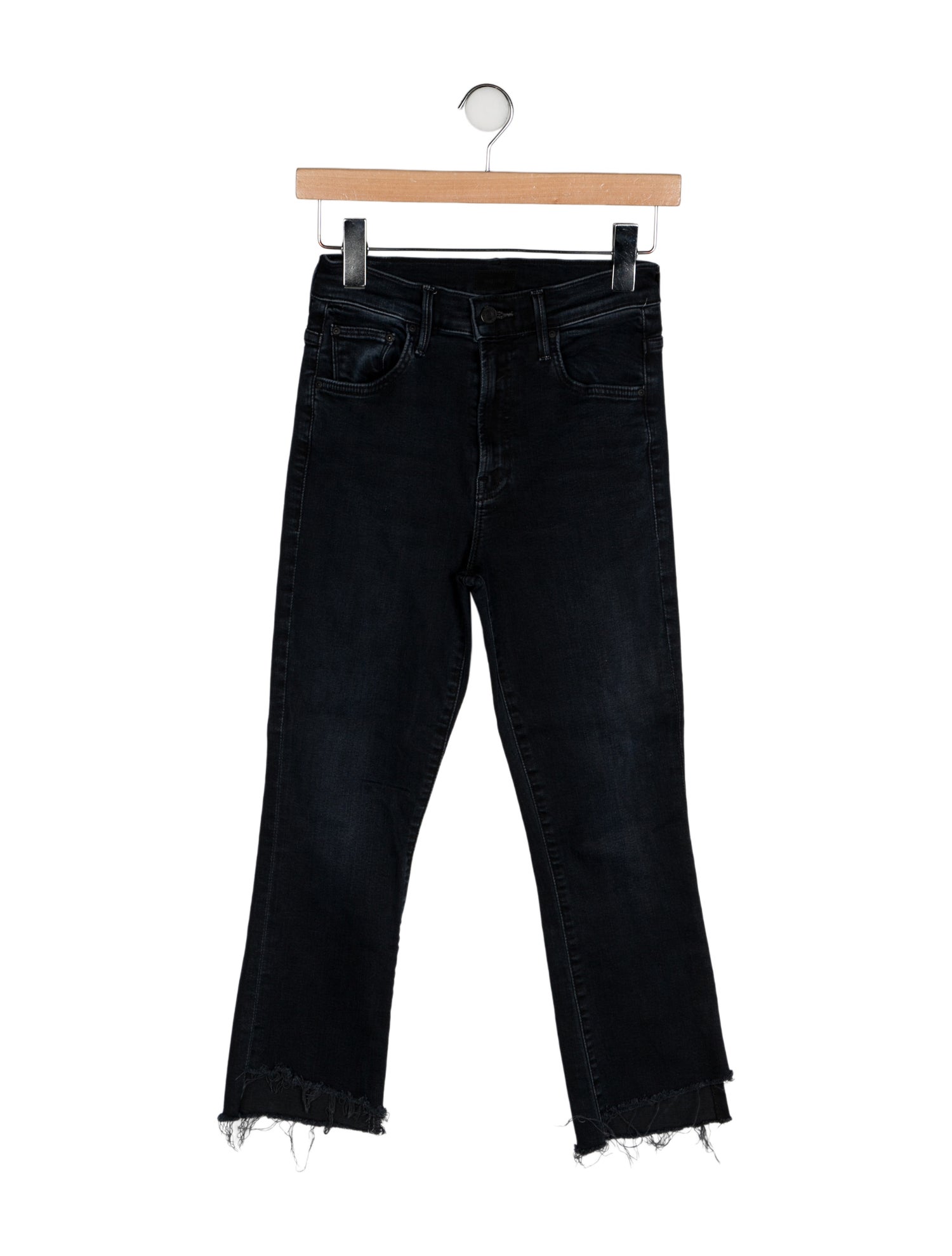 Mother Mid-Rise Straight Leg Jeans
