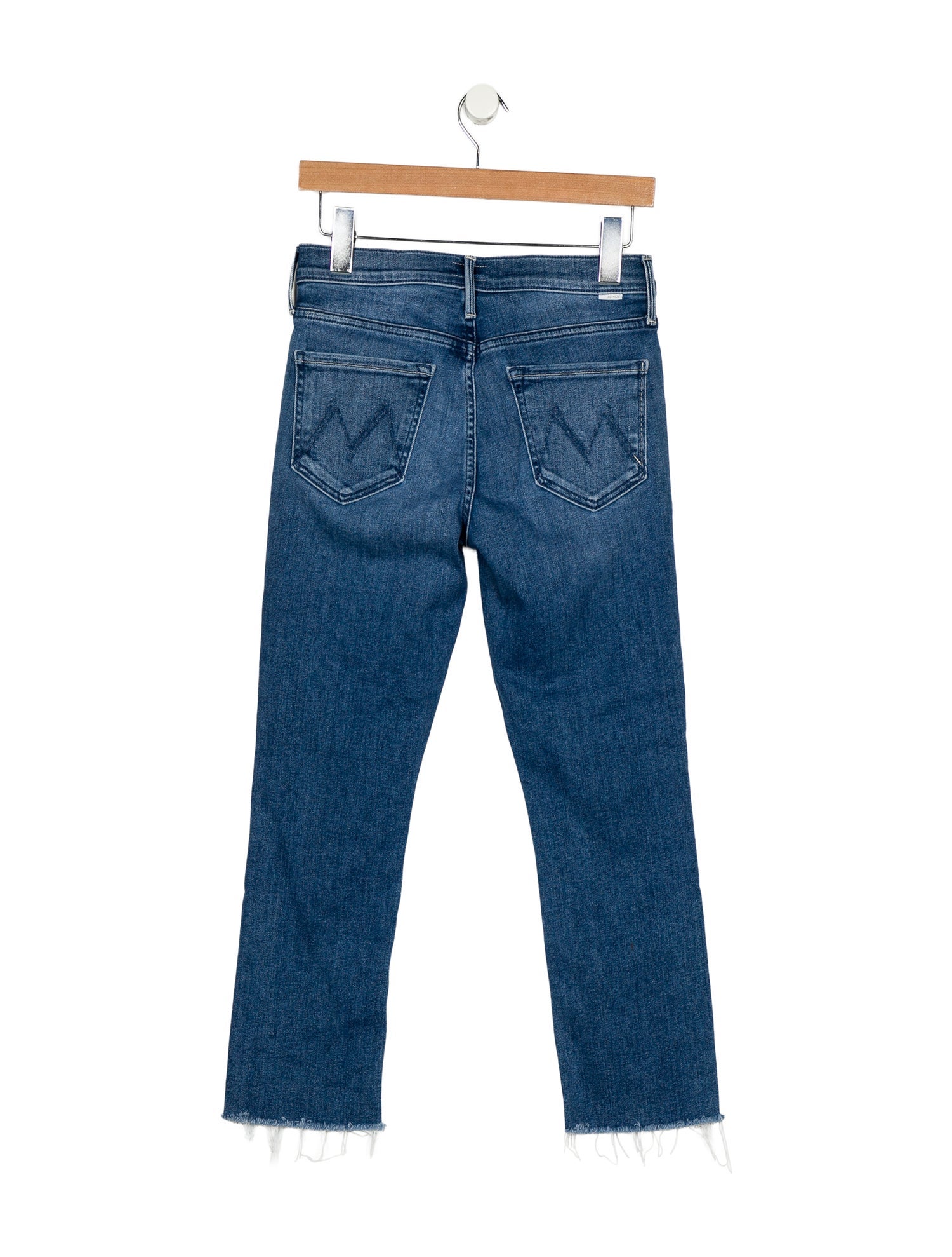 Mother Mid-Rise Straight Leg Jeans