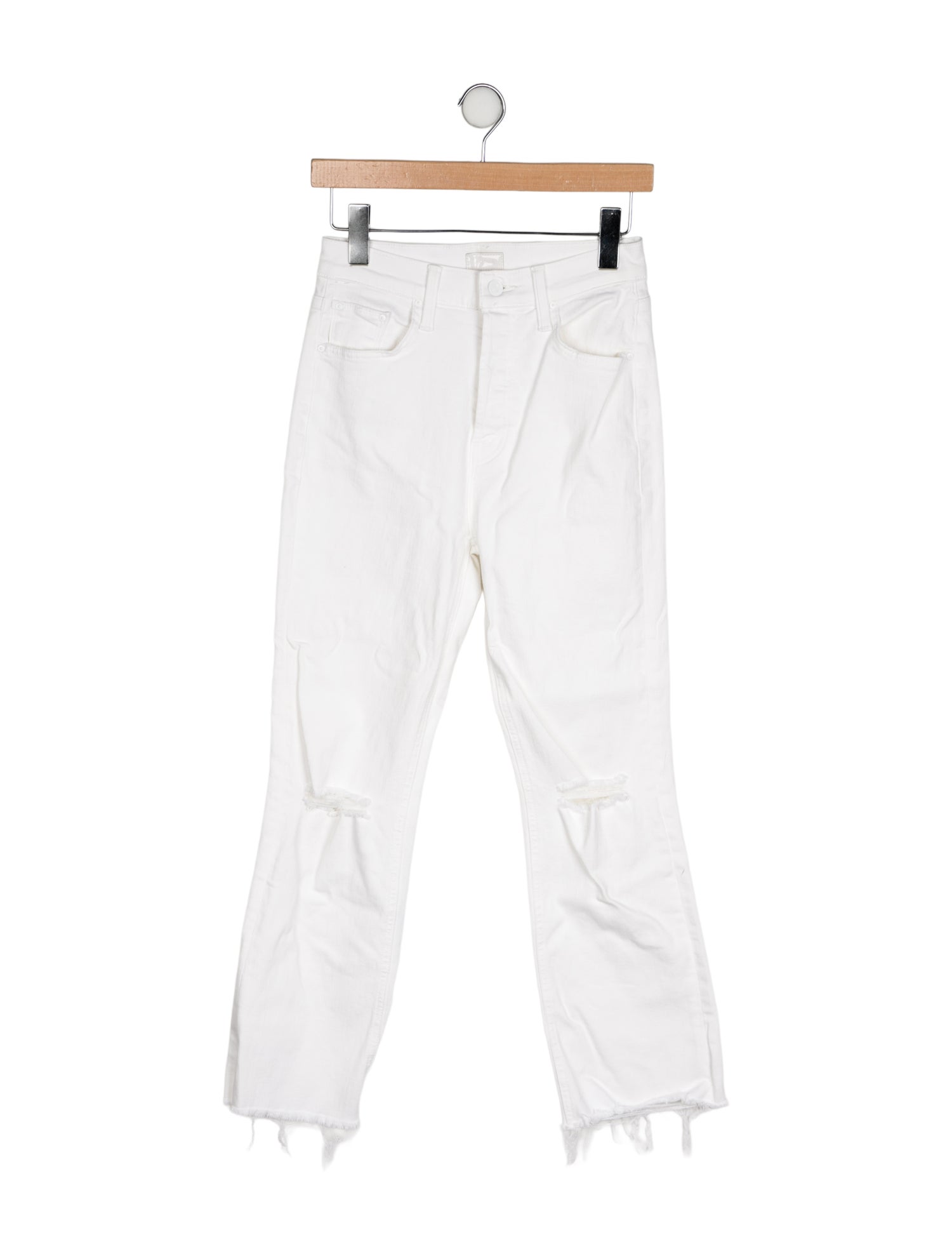 Mother High-Rise Straight Leg Jeans
