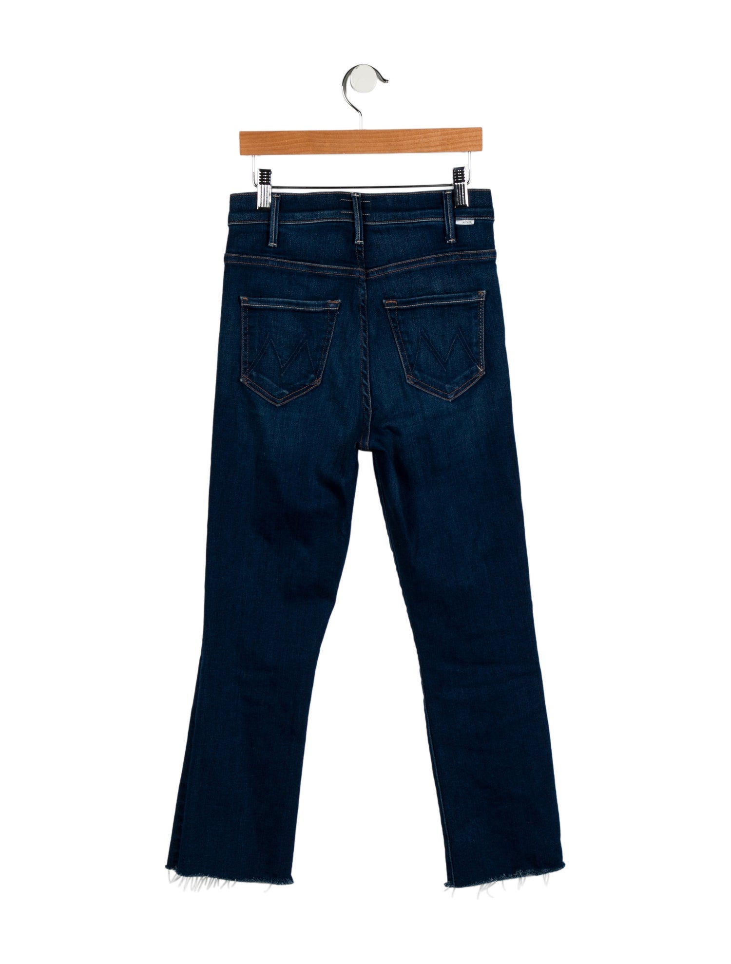 Mother Mid-Rise Straight Leg Jeans