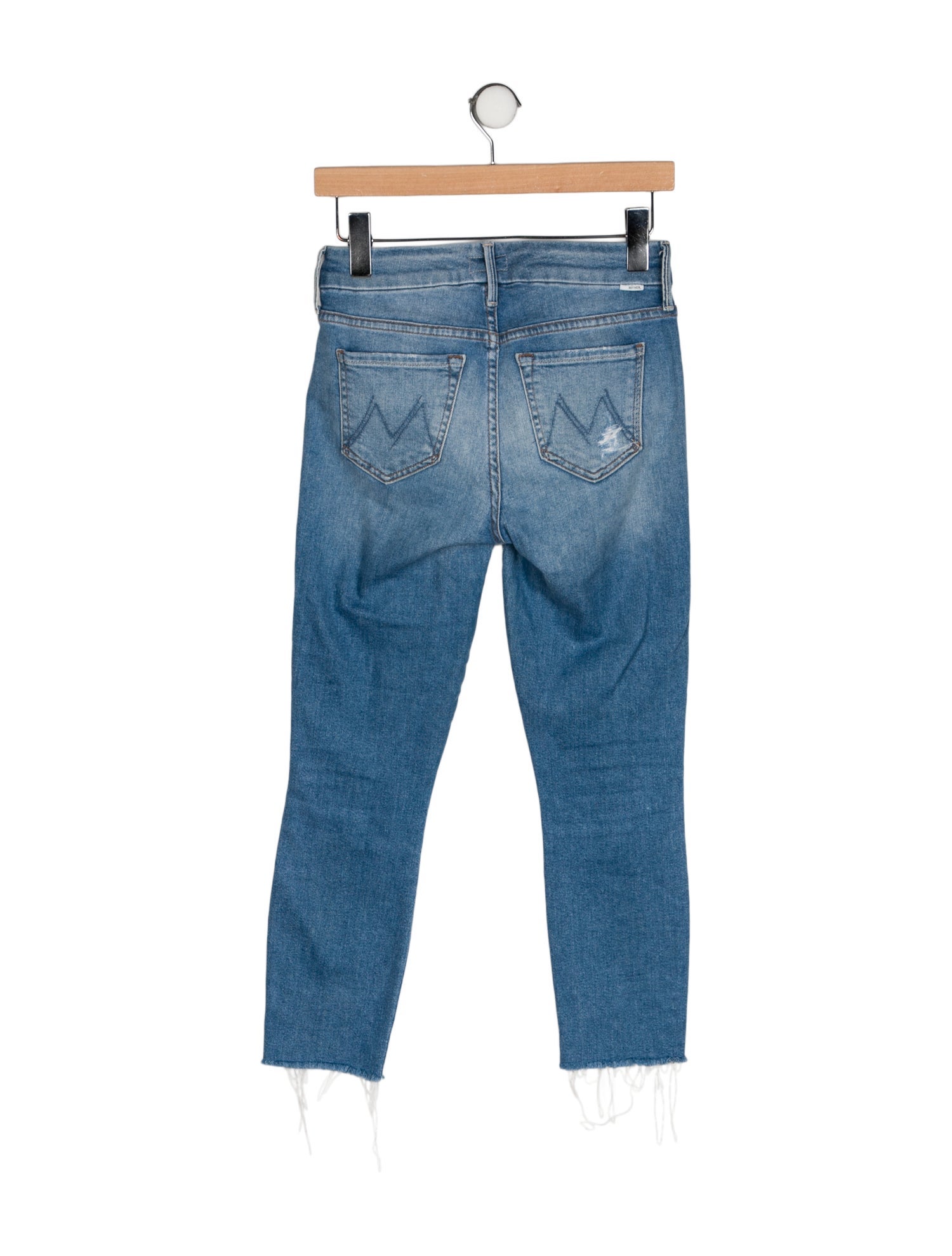 Mother Mid-Rise Skinny Leg Jeans