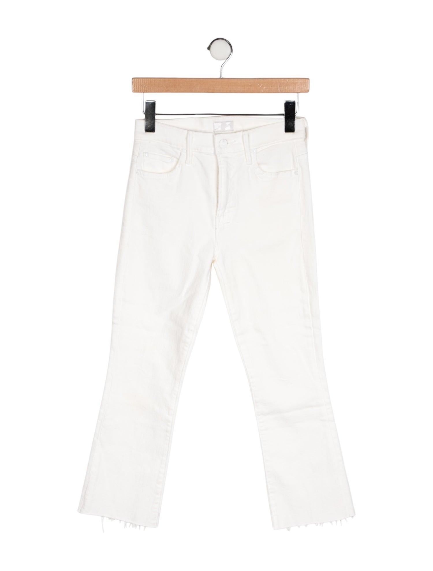 Mother Mid-Rise Straight Leg Jeans