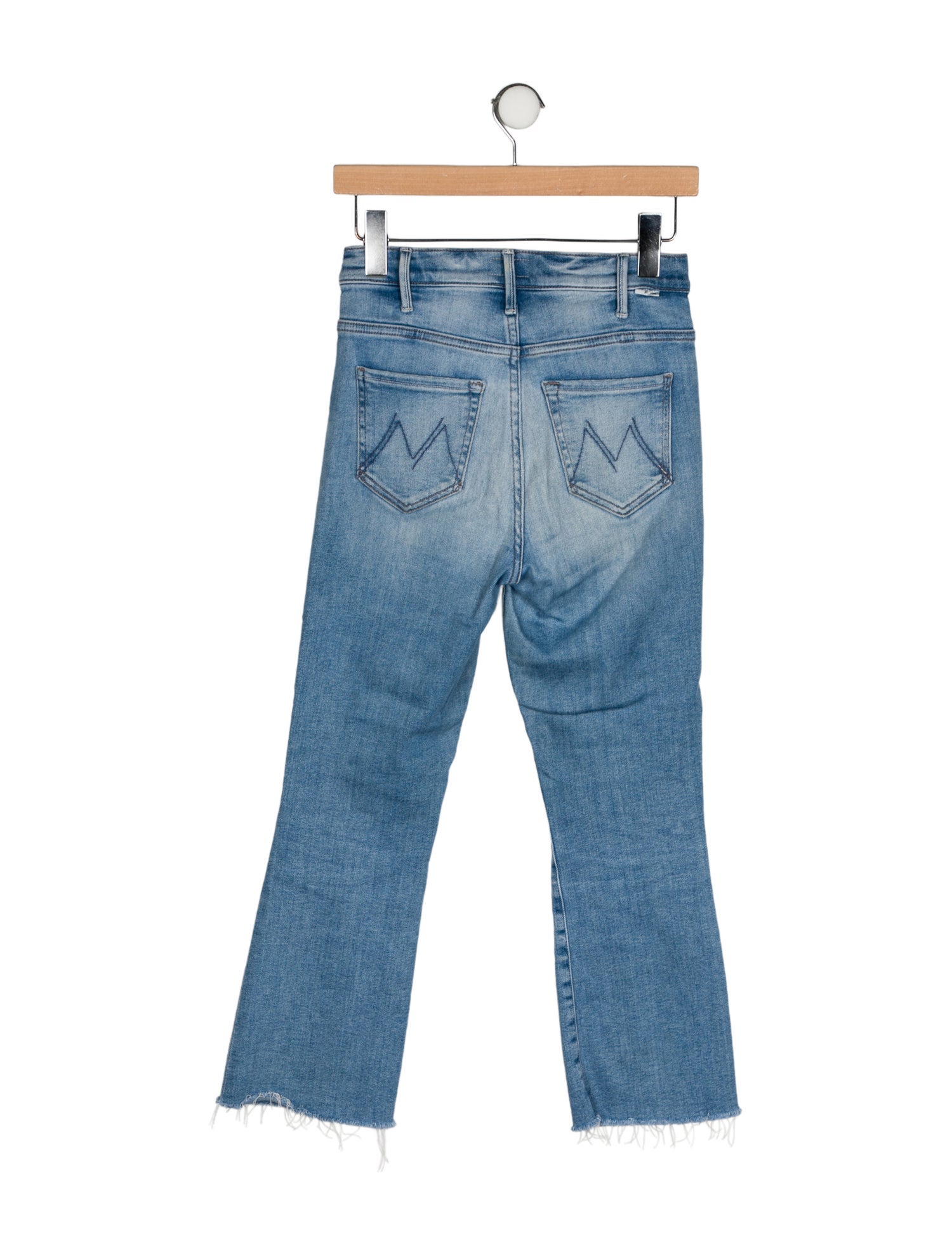 Mother Mid-Rise Straight Leg Jeans