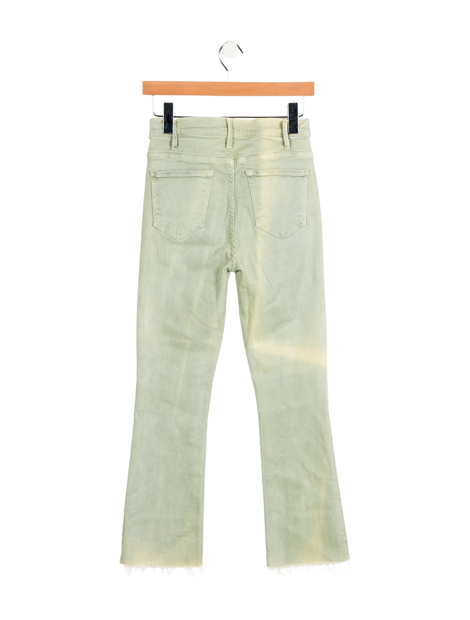Mother Mid-Rise Straight Leg Jeans