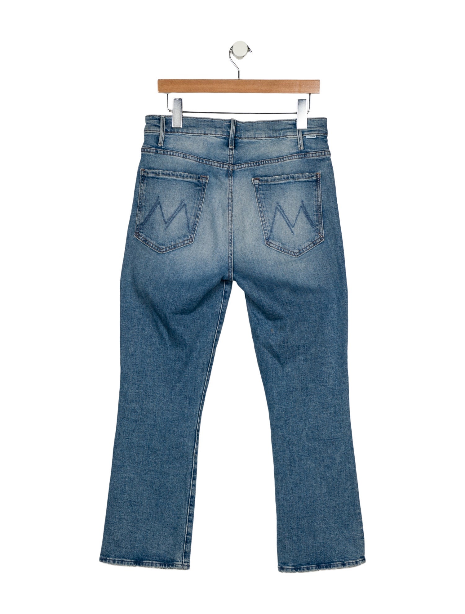 Mother Mid-Rise Straight Leg Jeans