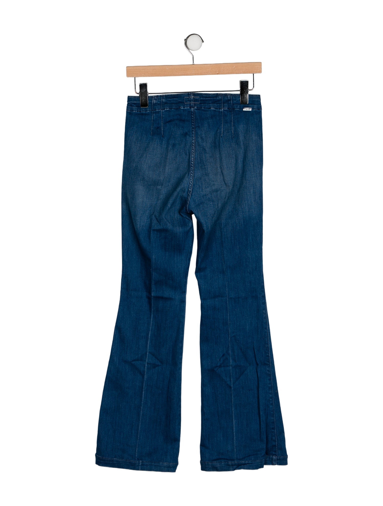 Mother Mid-Rise Wide Leg Jeans