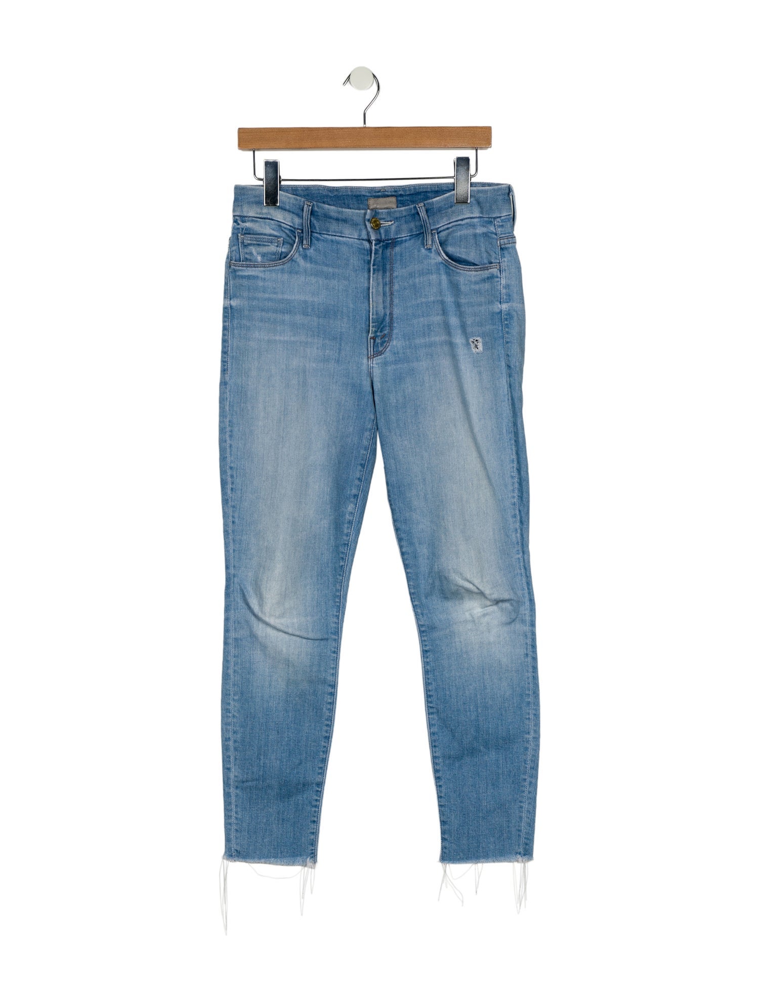 Mother Mid-Rise Skinny Leg Jeans