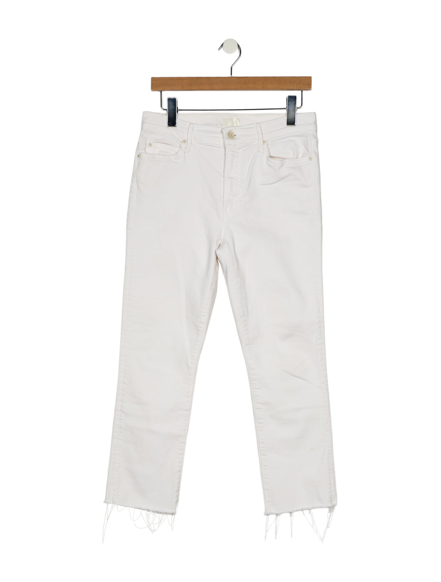 Mother Mid-Rise Straight Leg Jeans