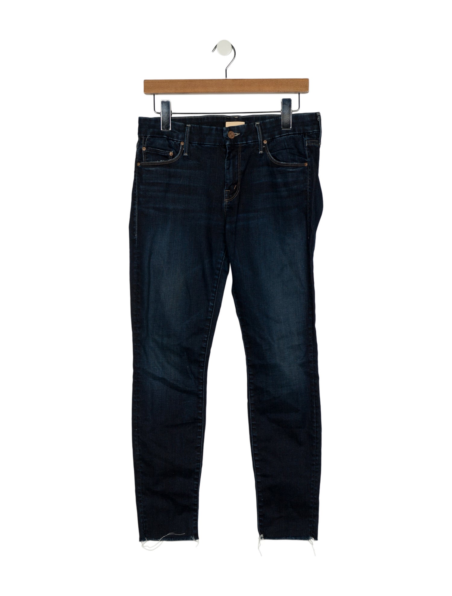 Mother Mid-Rise Skinny Leg Jeans