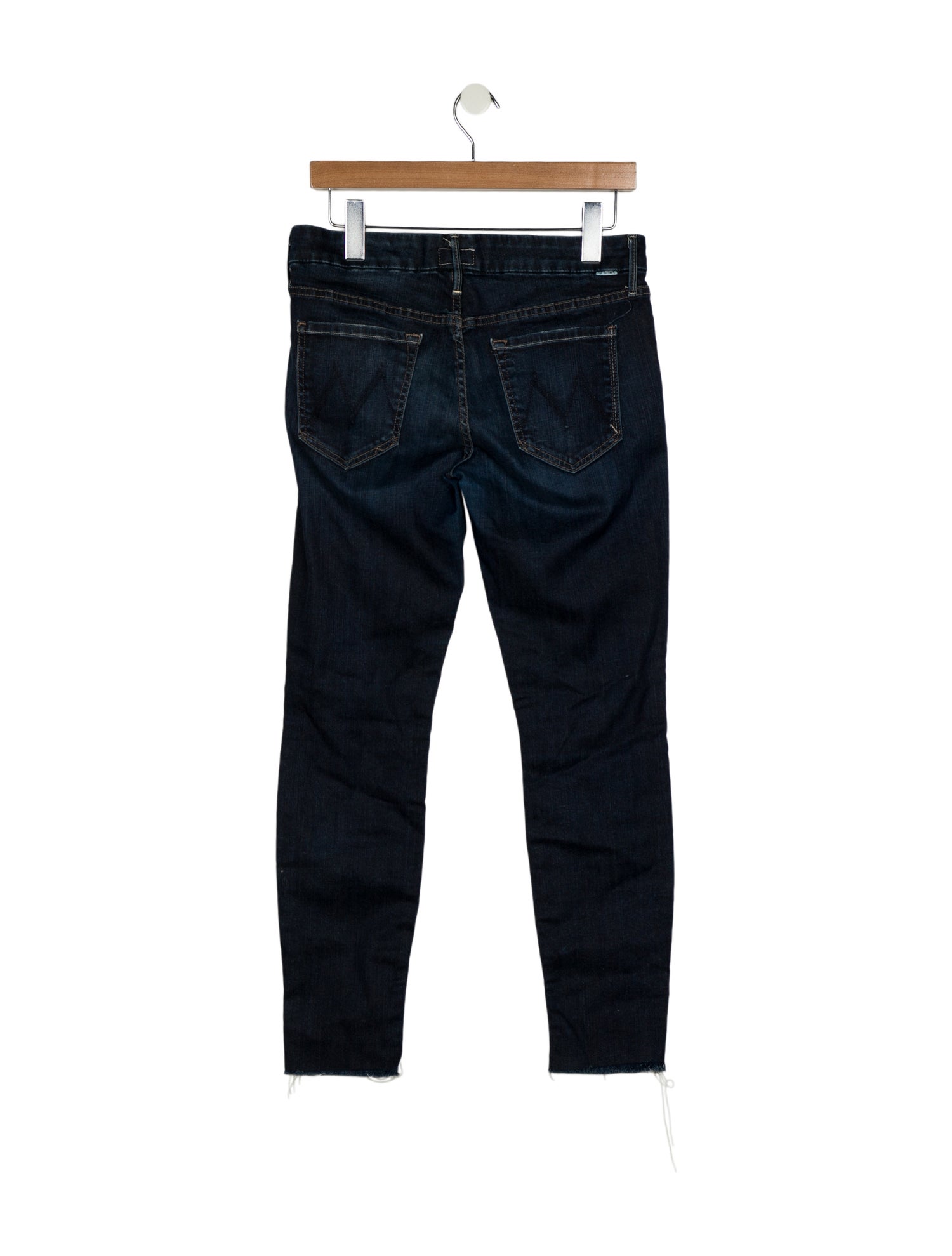 Mother Mid-Rise Skinny Leg Jeans