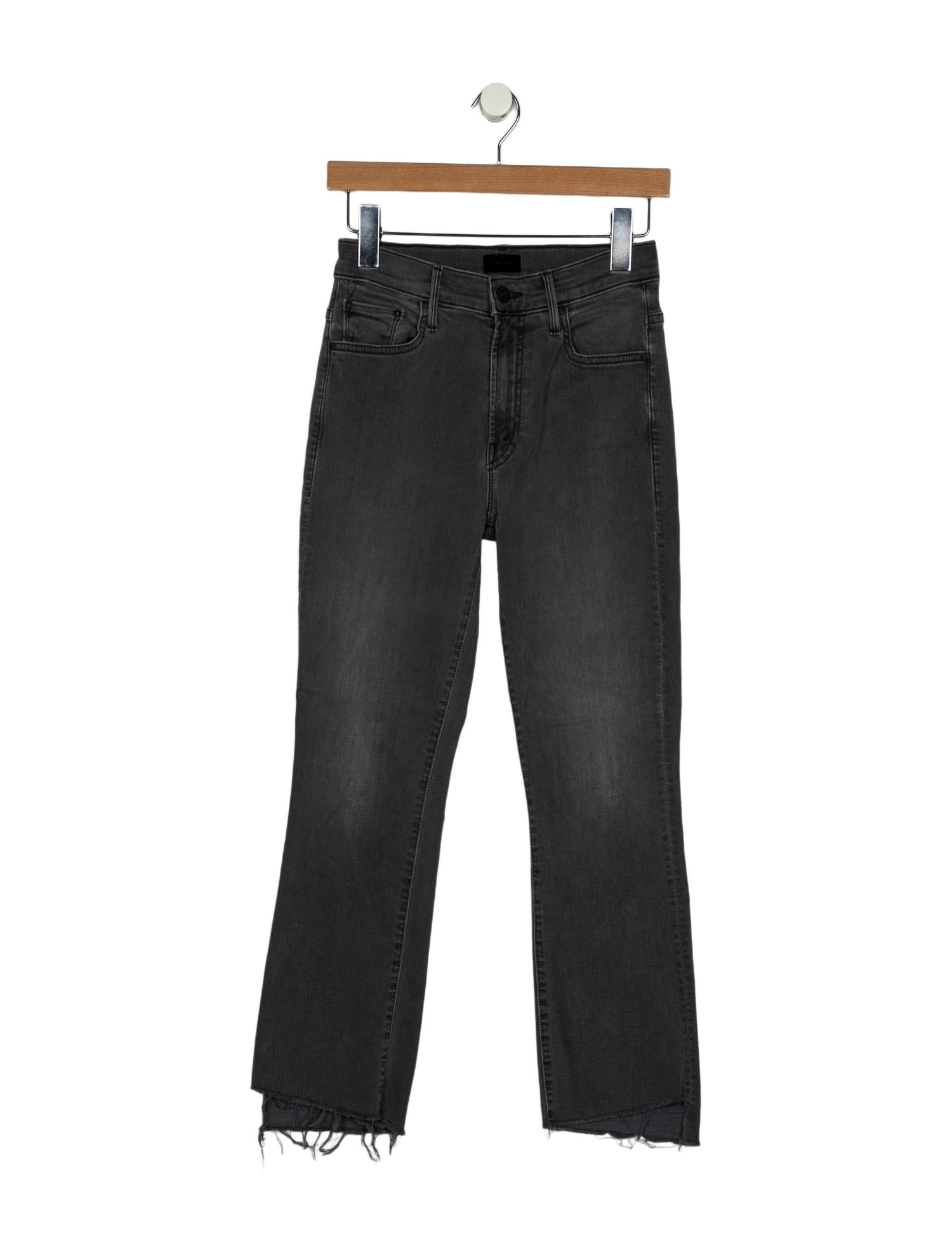 Mother Mid-Rise Straight Leg Jeans
