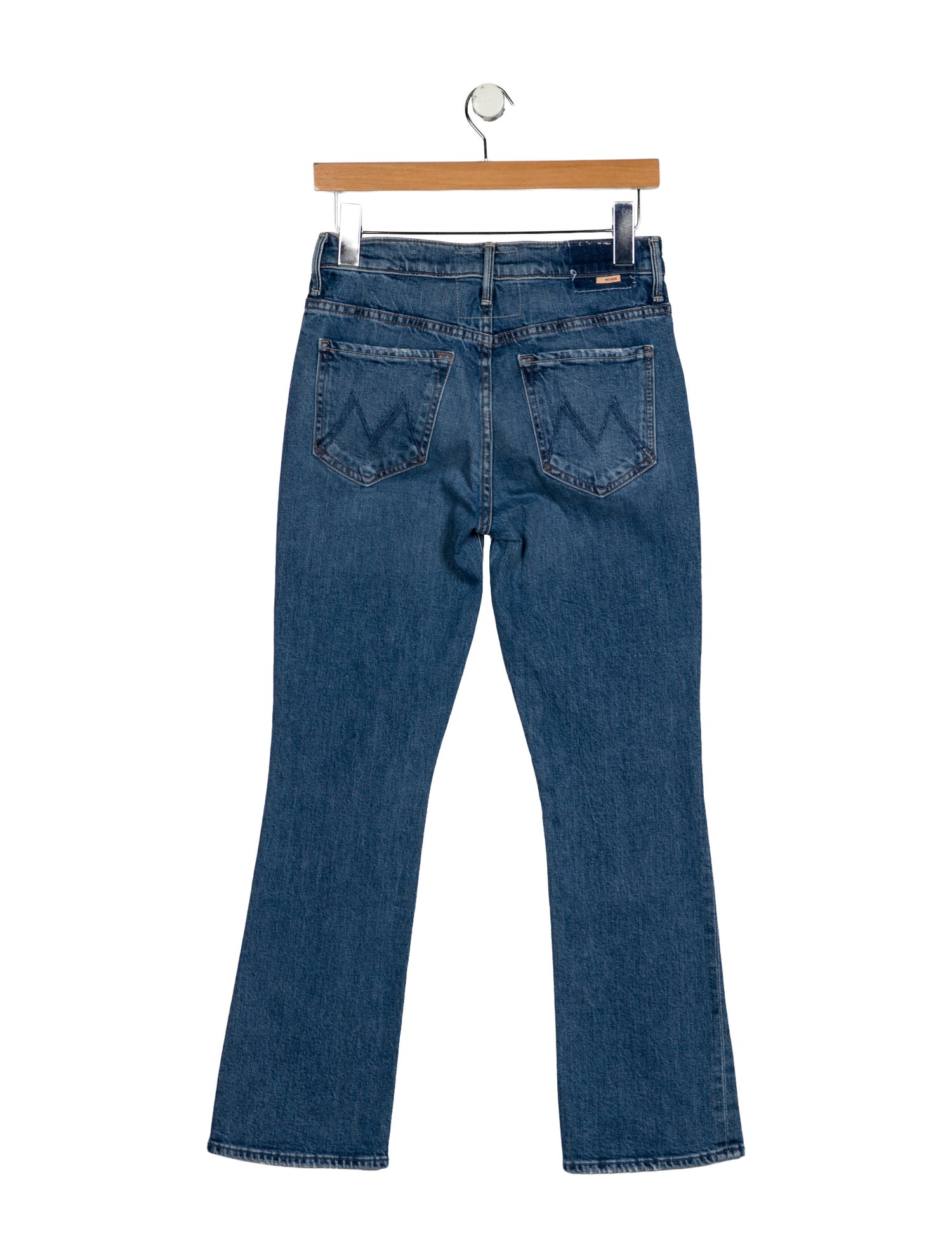 Mother Mid-Rise Straight Leg Jeans