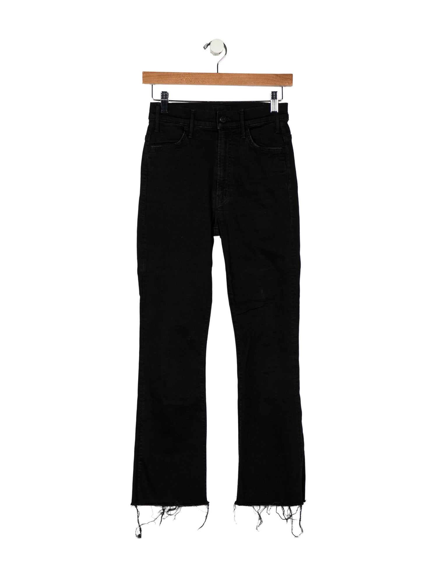 Mother Mid-Rise Straight Leg Jeans