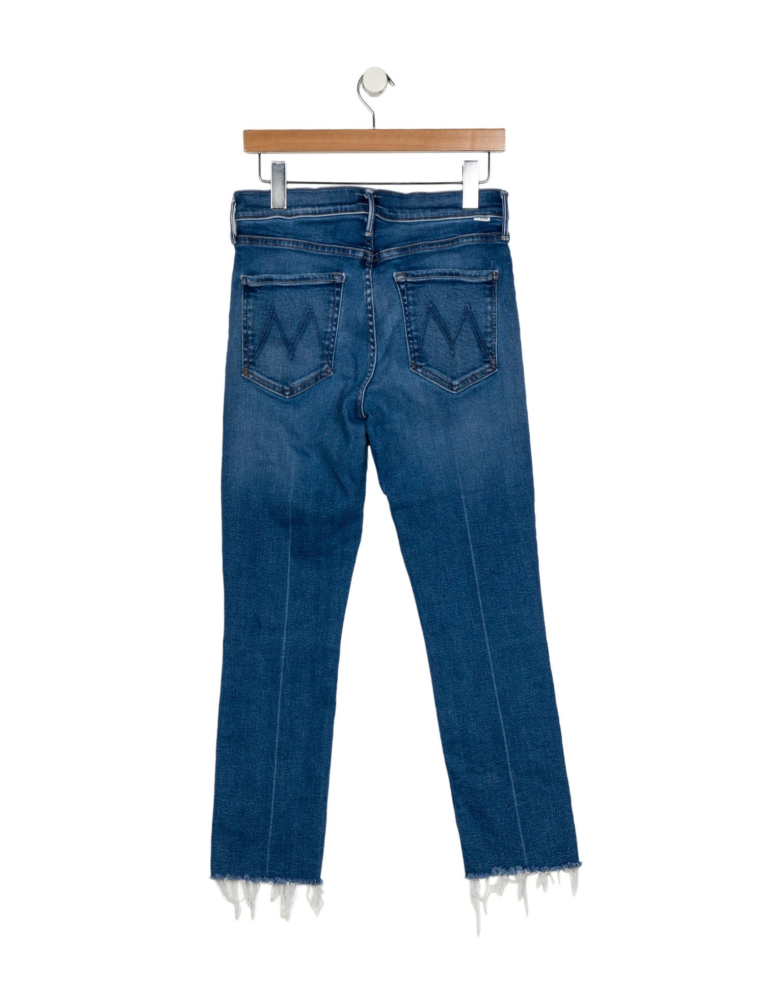 Mother Mid-Rise Straight Leg Jeans